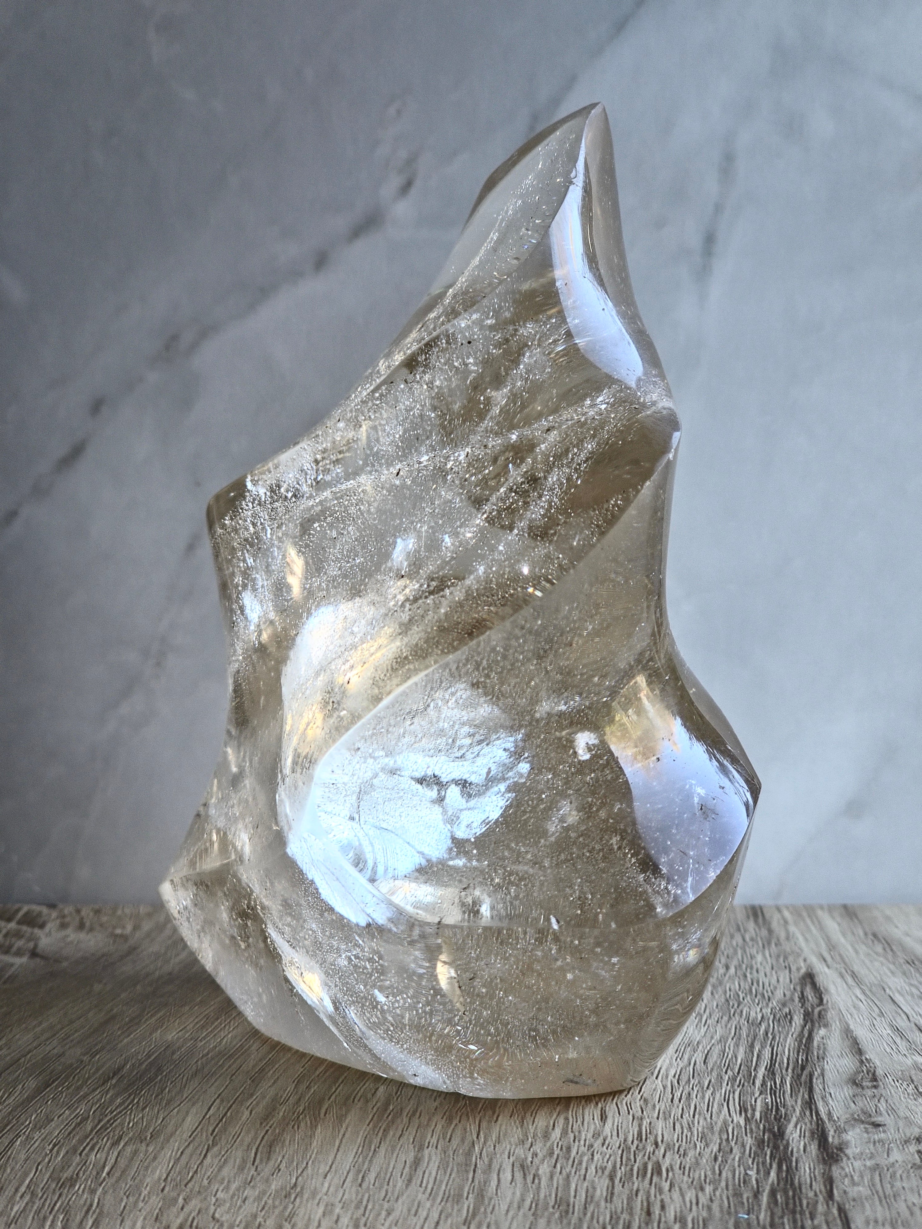 Smoky quartz flame
