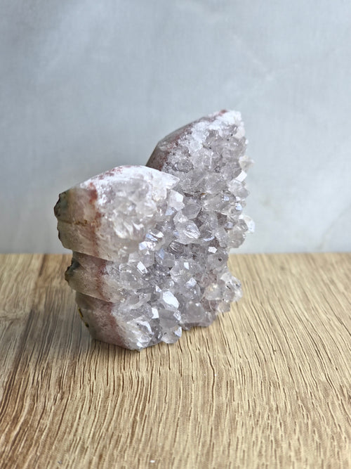 Amethyst Druzy Butterfly Carving (Pale Variant)