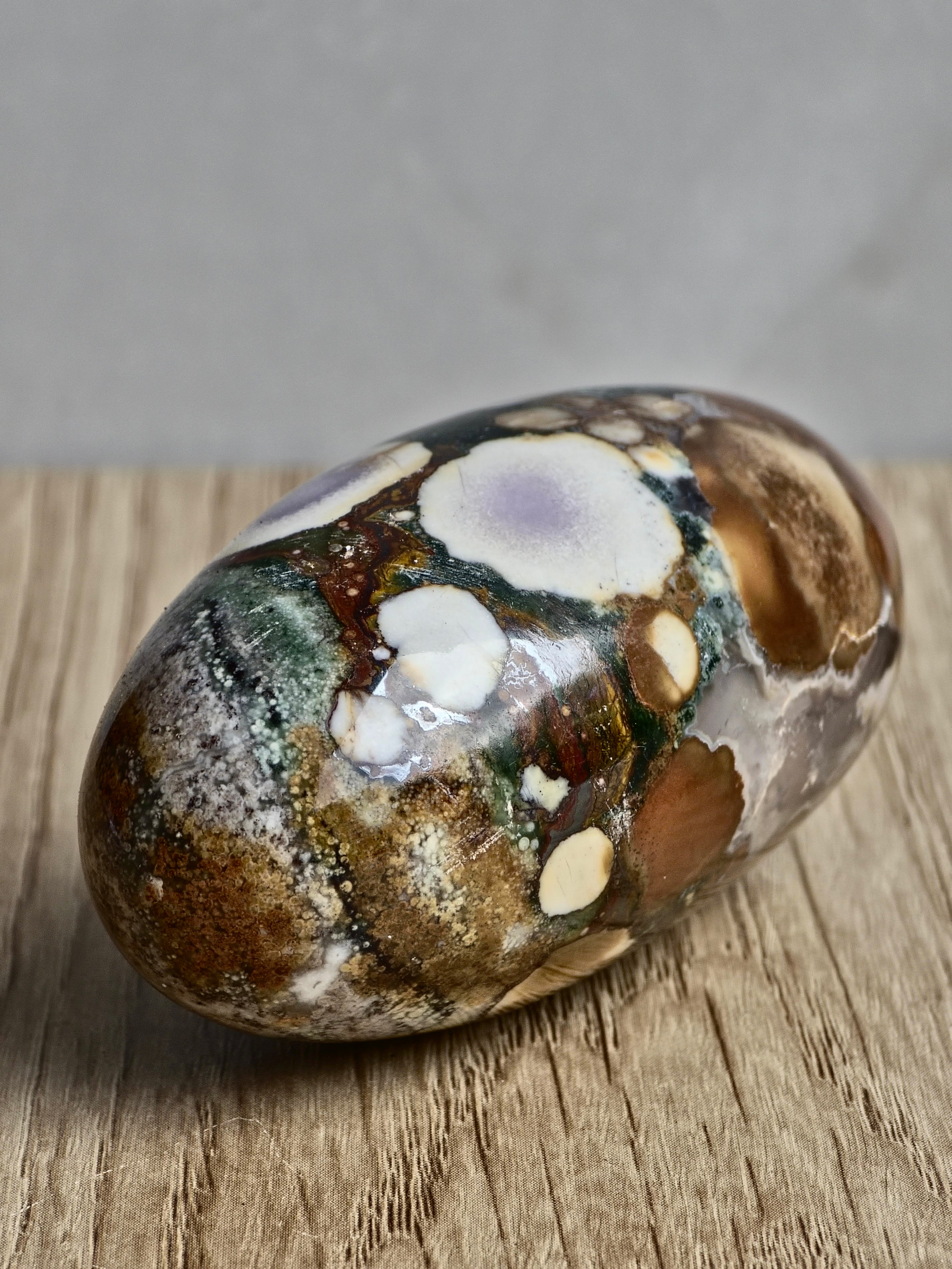 King Cobra (Orbicular) Indian Jasper Shiva Lingham
