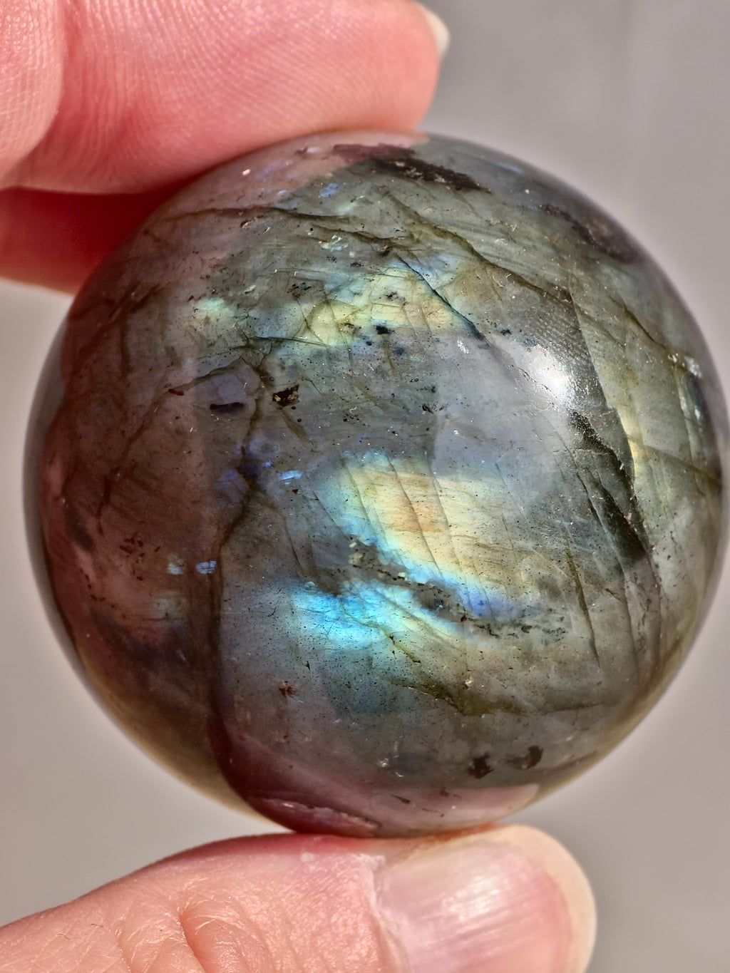 Labradorite sphere