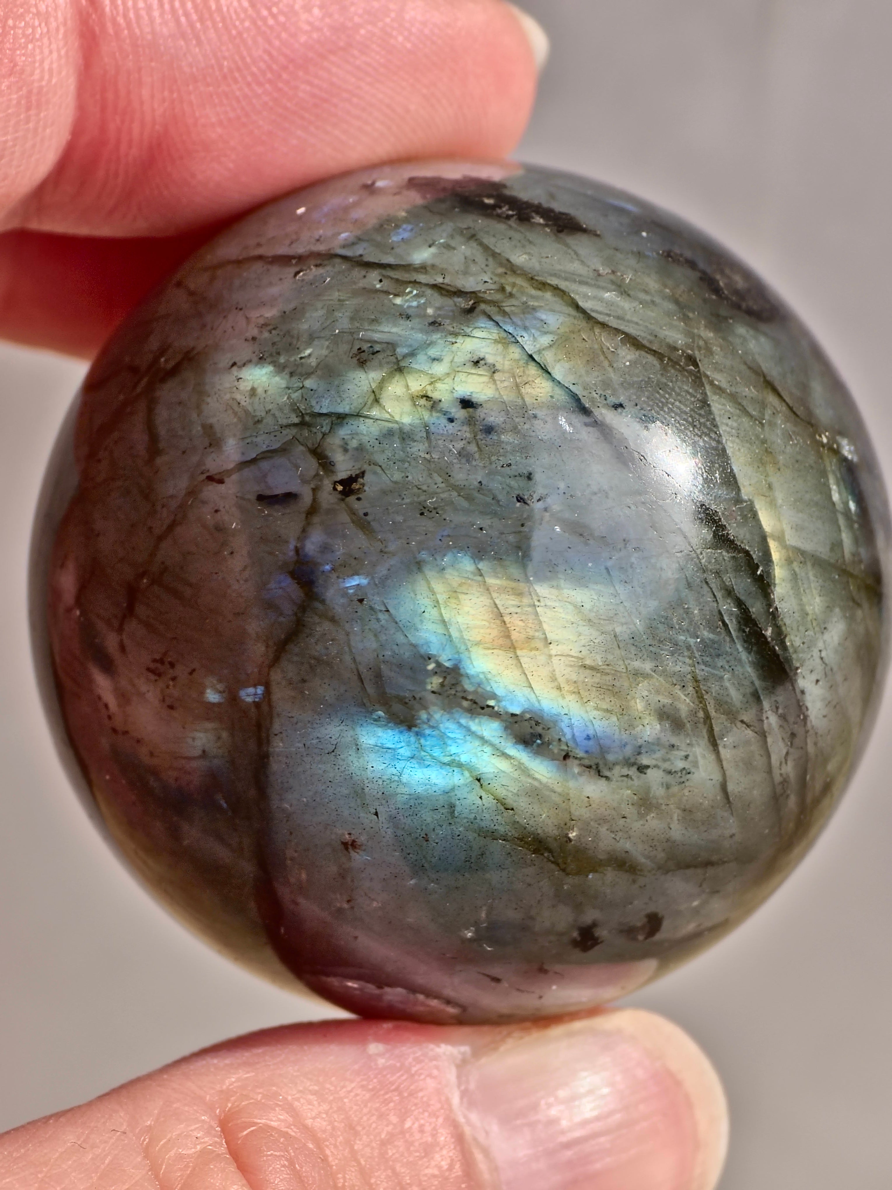 Labradorite sphere
