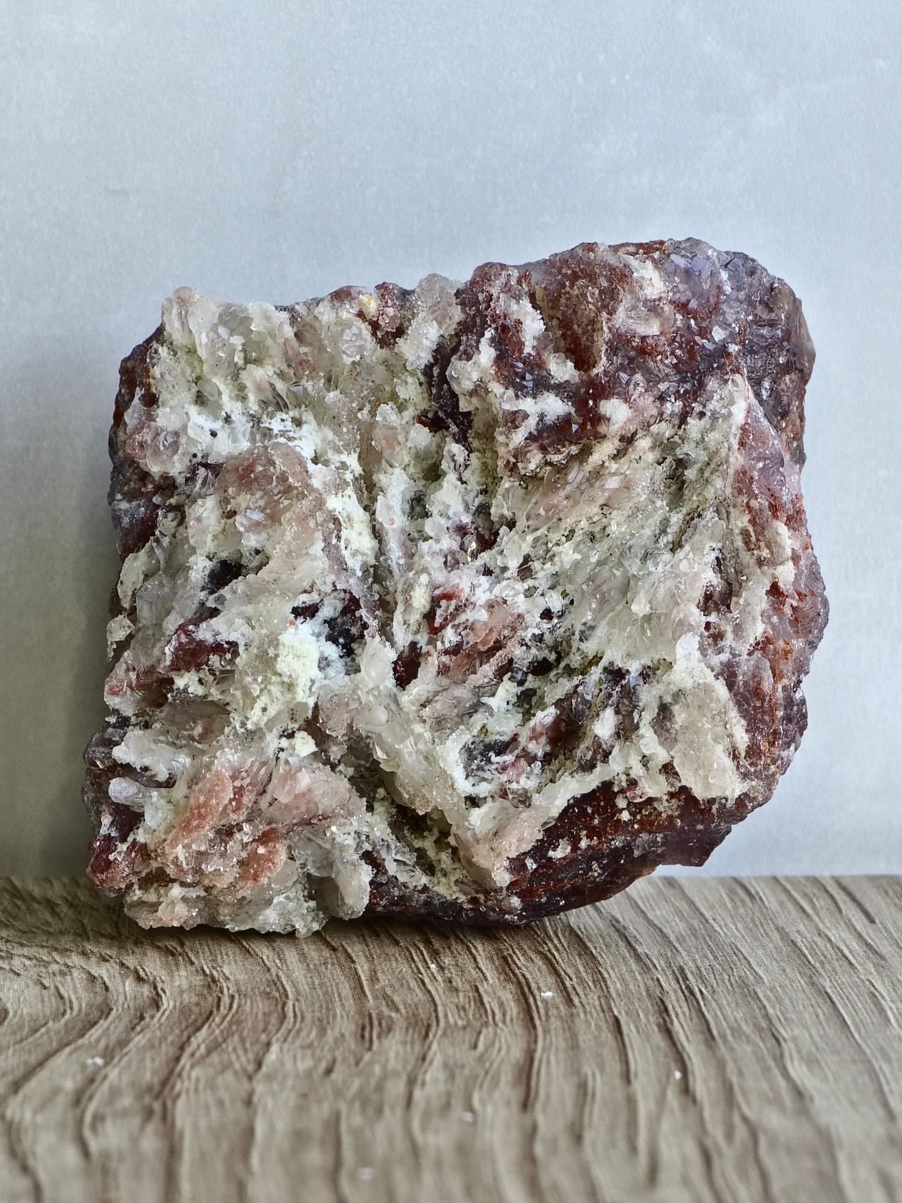 Red cap Amethyst