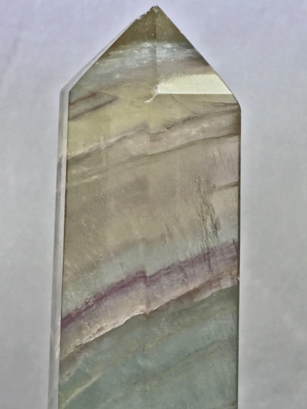 Banded Fluorite Tower — Multicolour Zoning