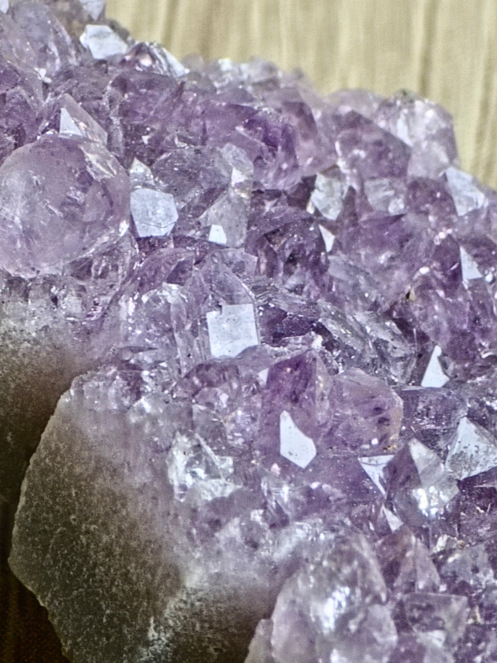 Amethyst Druzy Butterfly Carving