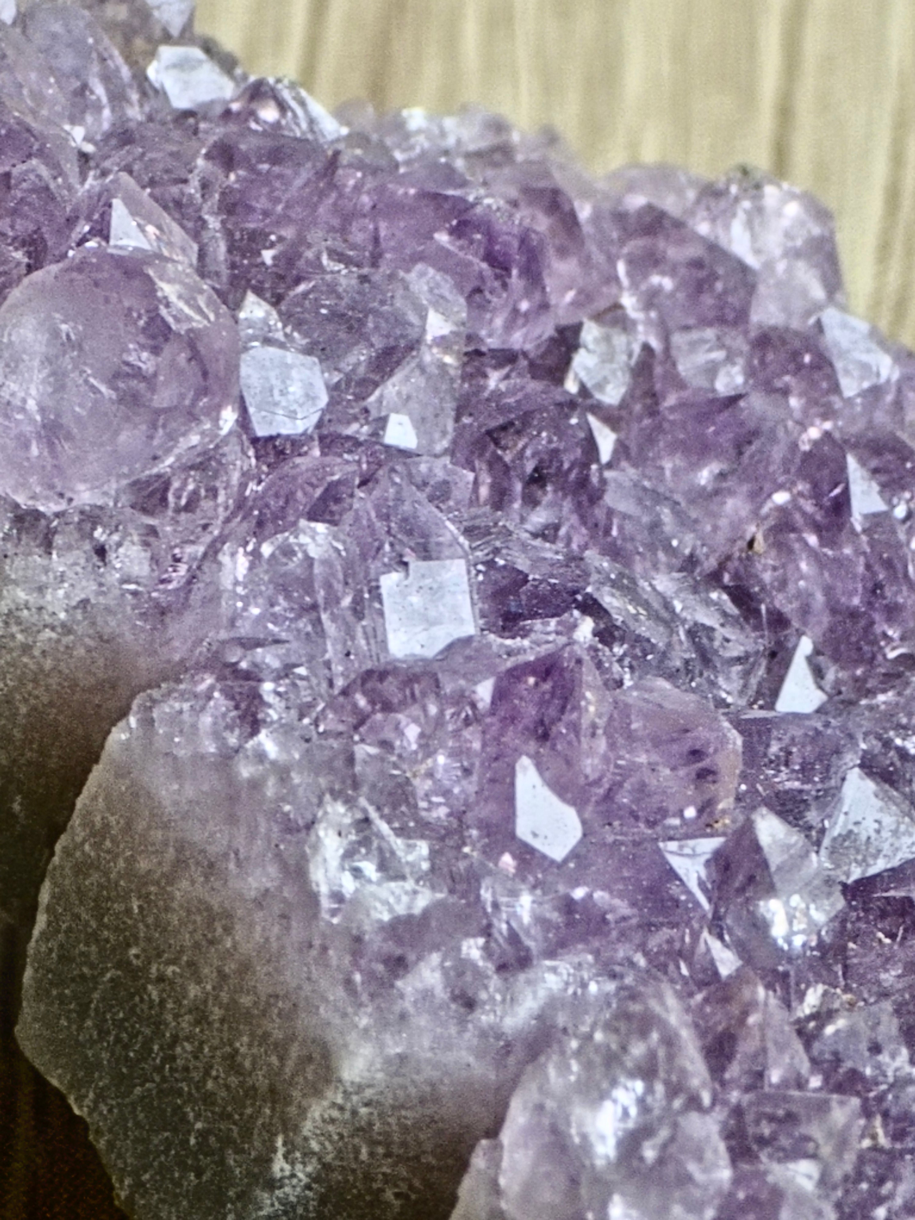 Amethyst Druzy Butterfly Carving