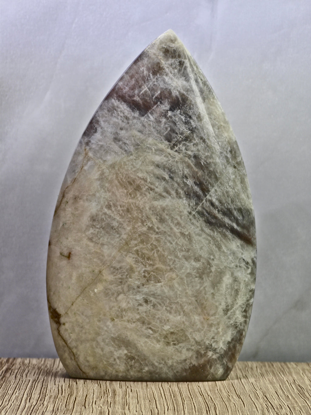 Moonstone Flame — Blue Adularescence Feldspar