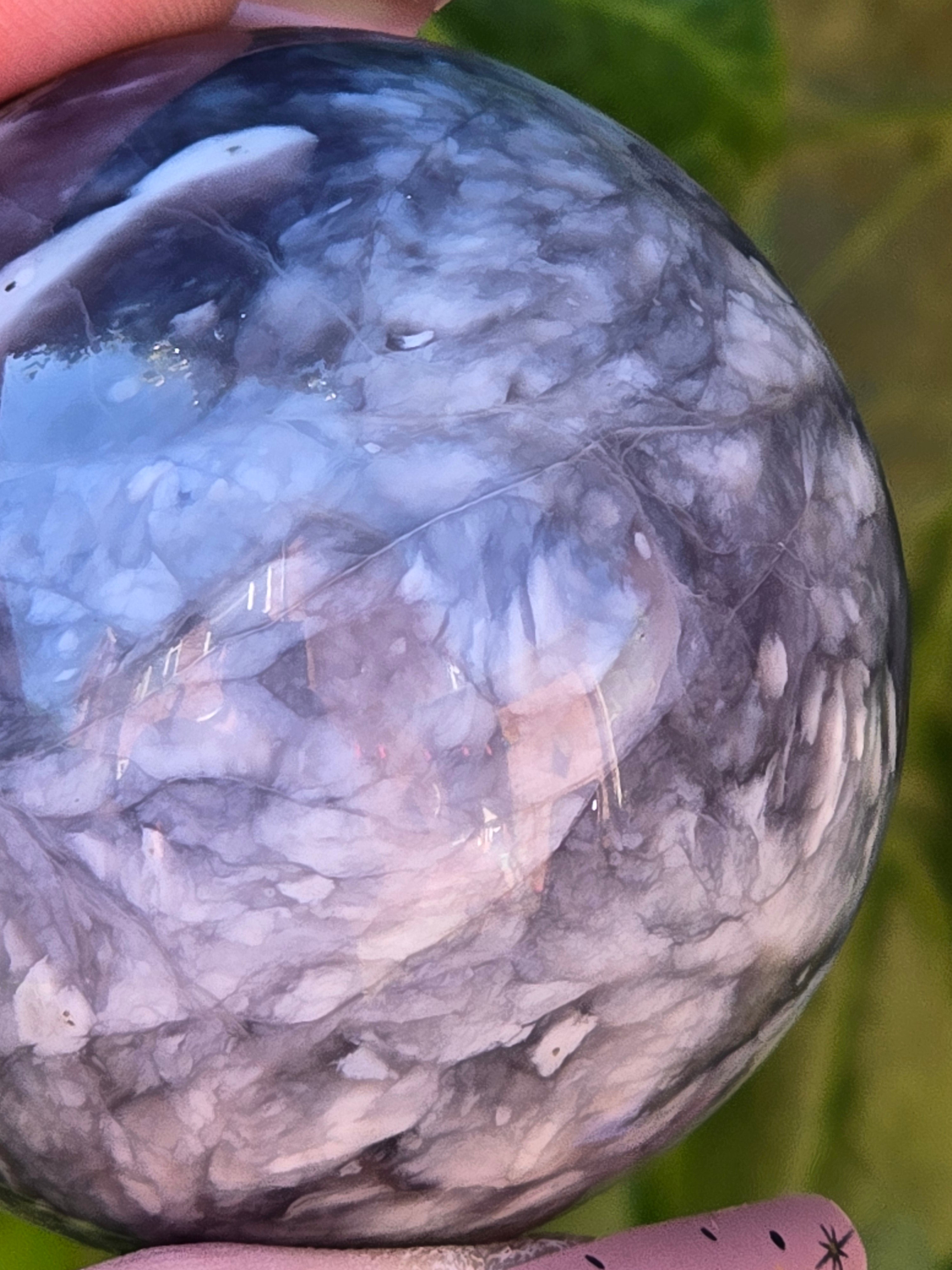 Chalcedony Sphere