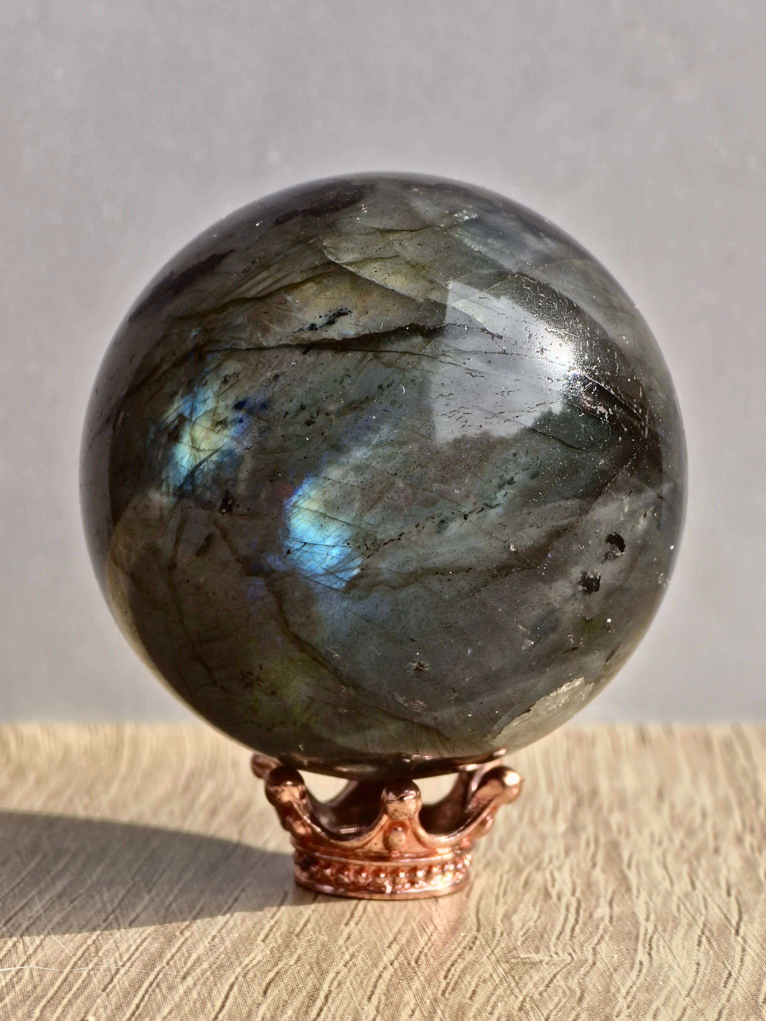 Labradorite sphere