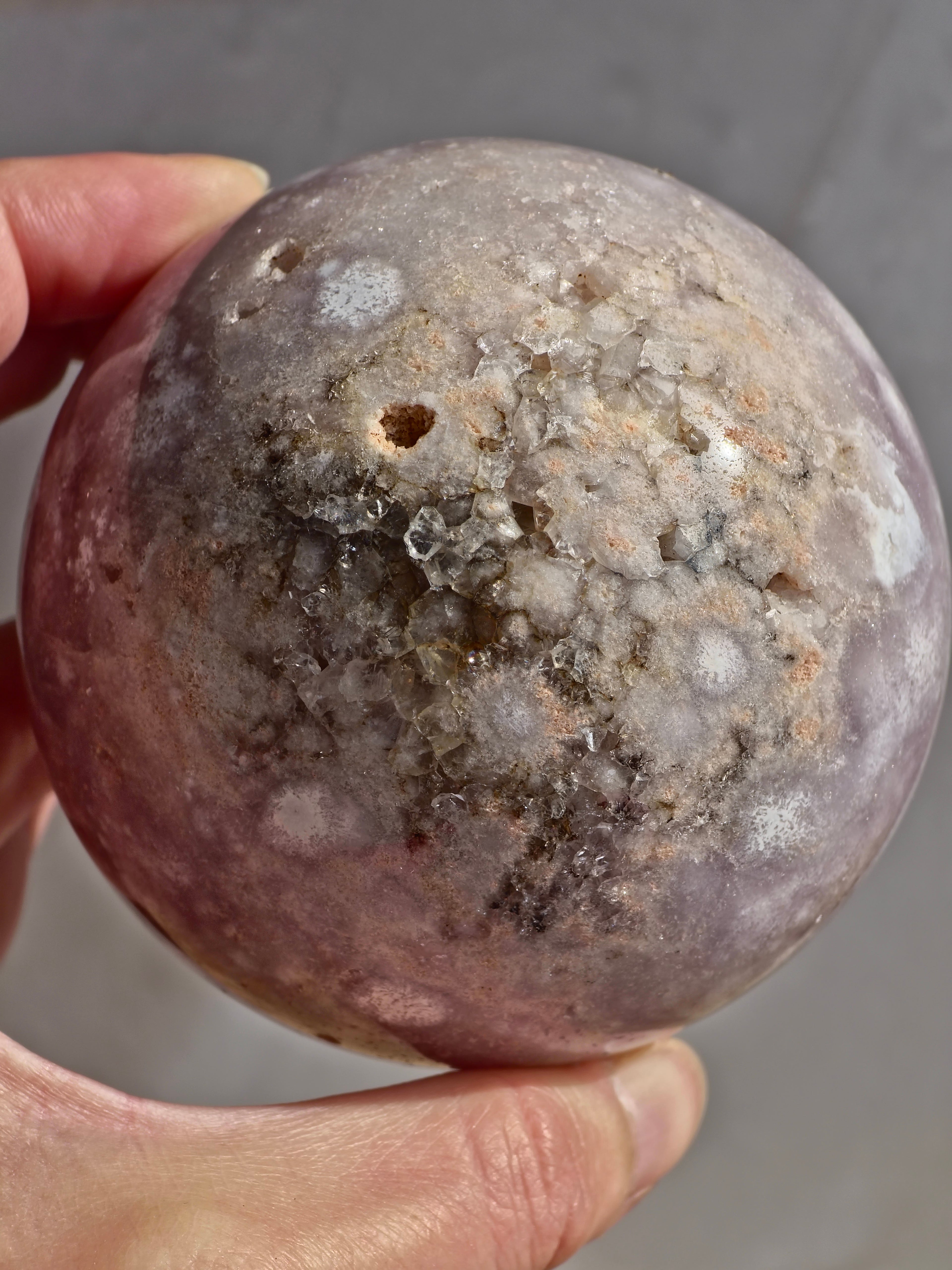 Pink Amethyst Sphere