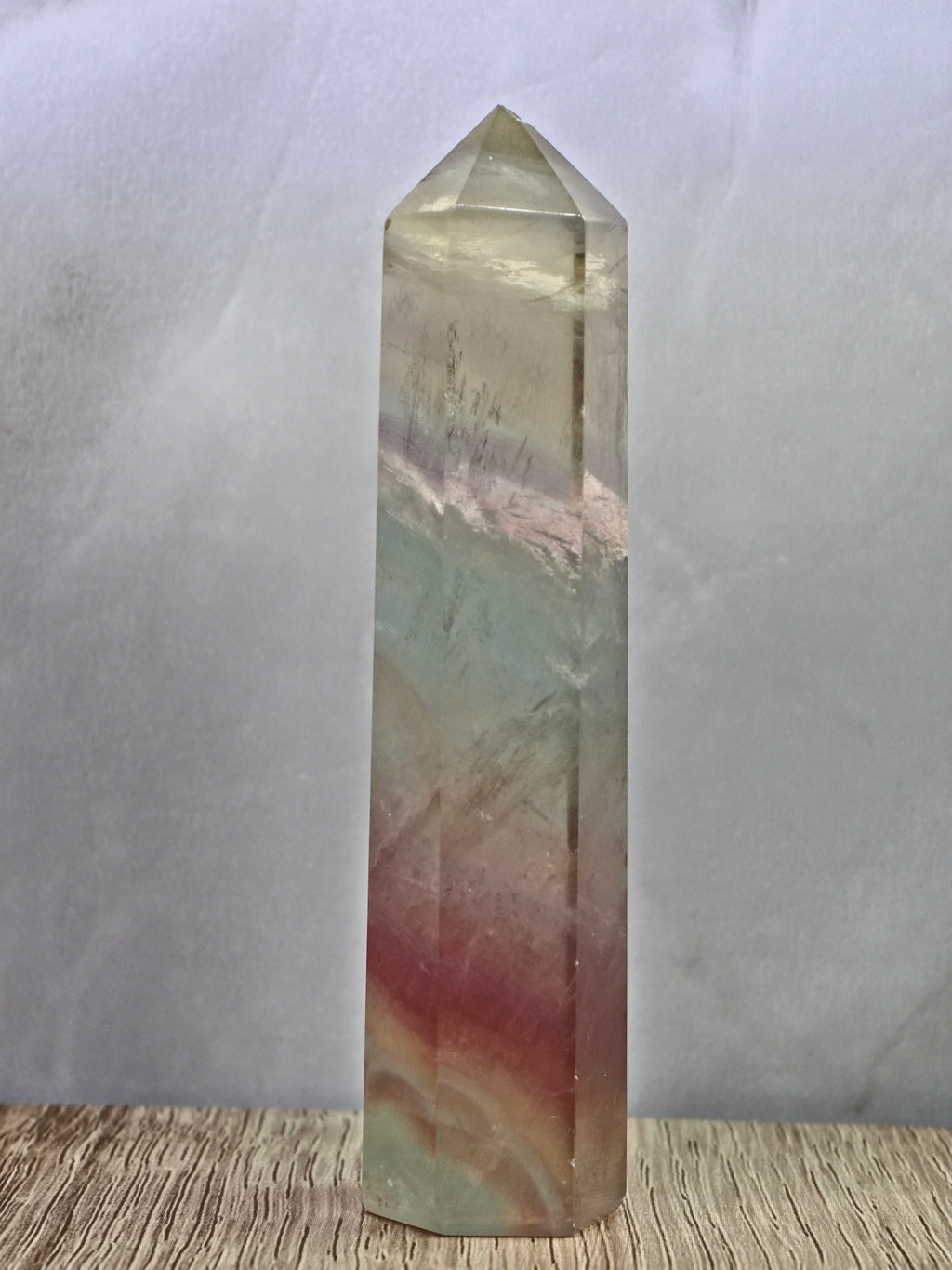 Banded Fluorite Tower — Multicolour Zoning