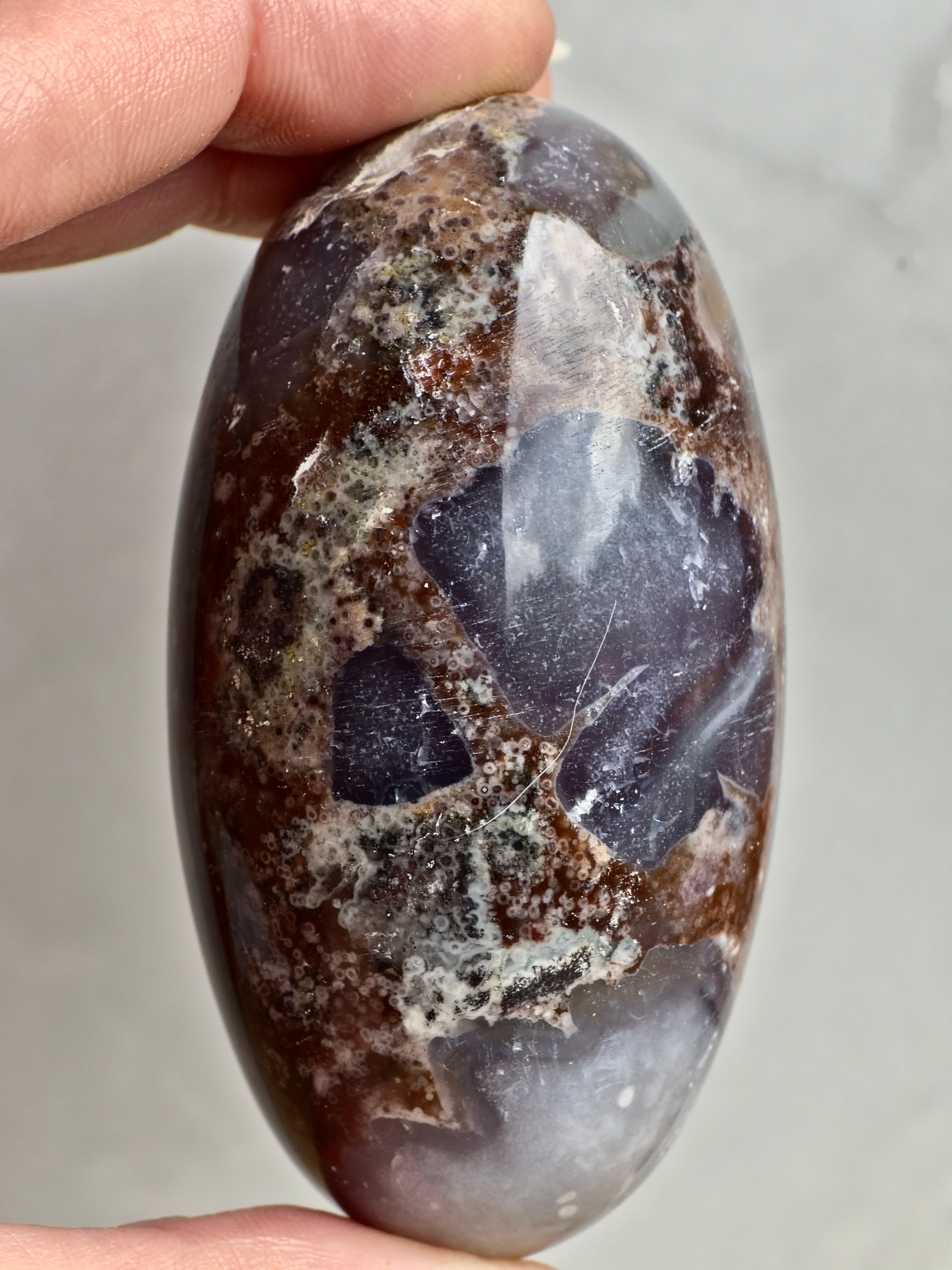 King Cobra (Orbicular) Indian Jasper Shiva Lingham