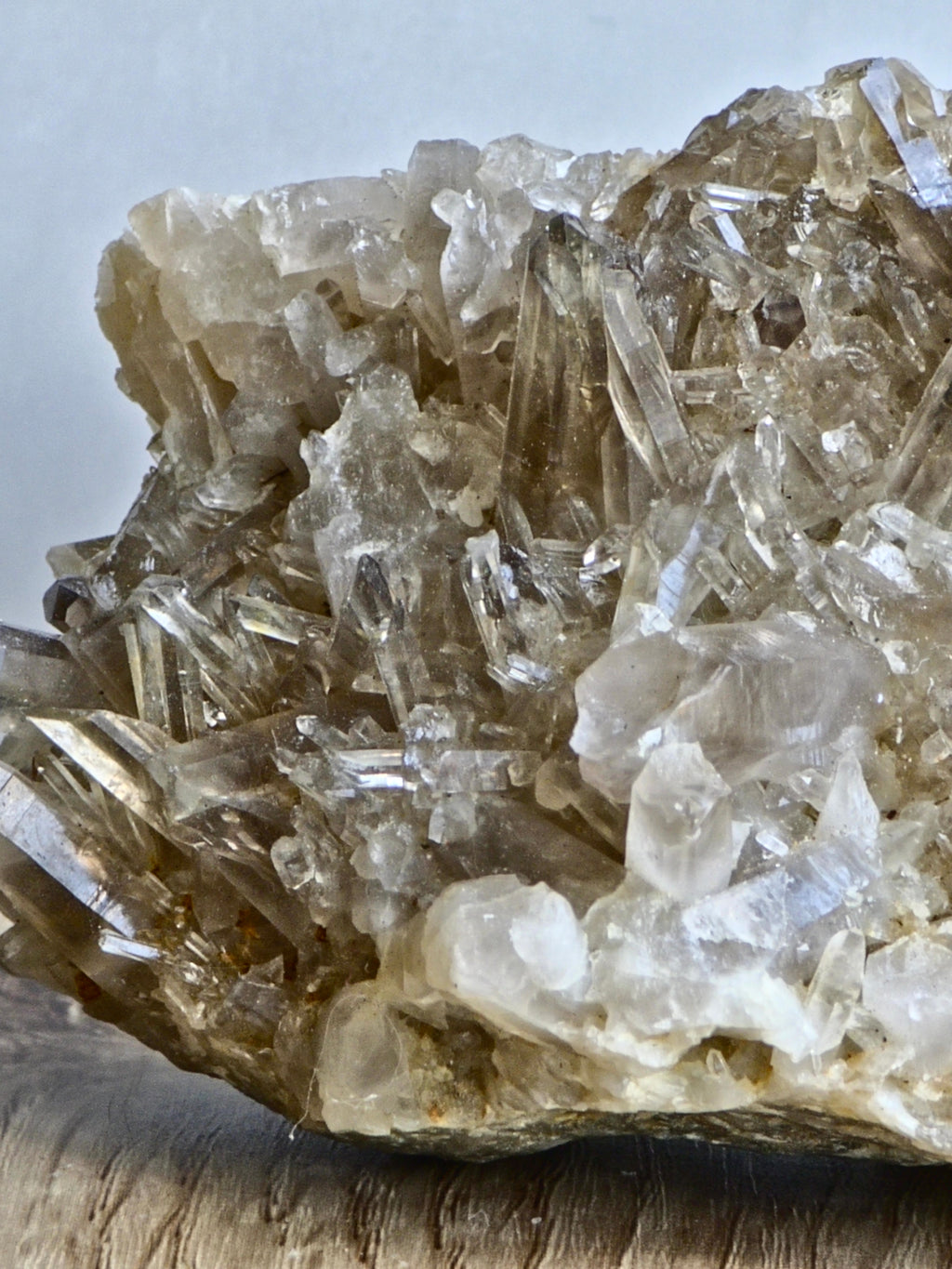 Natural citrine cluster