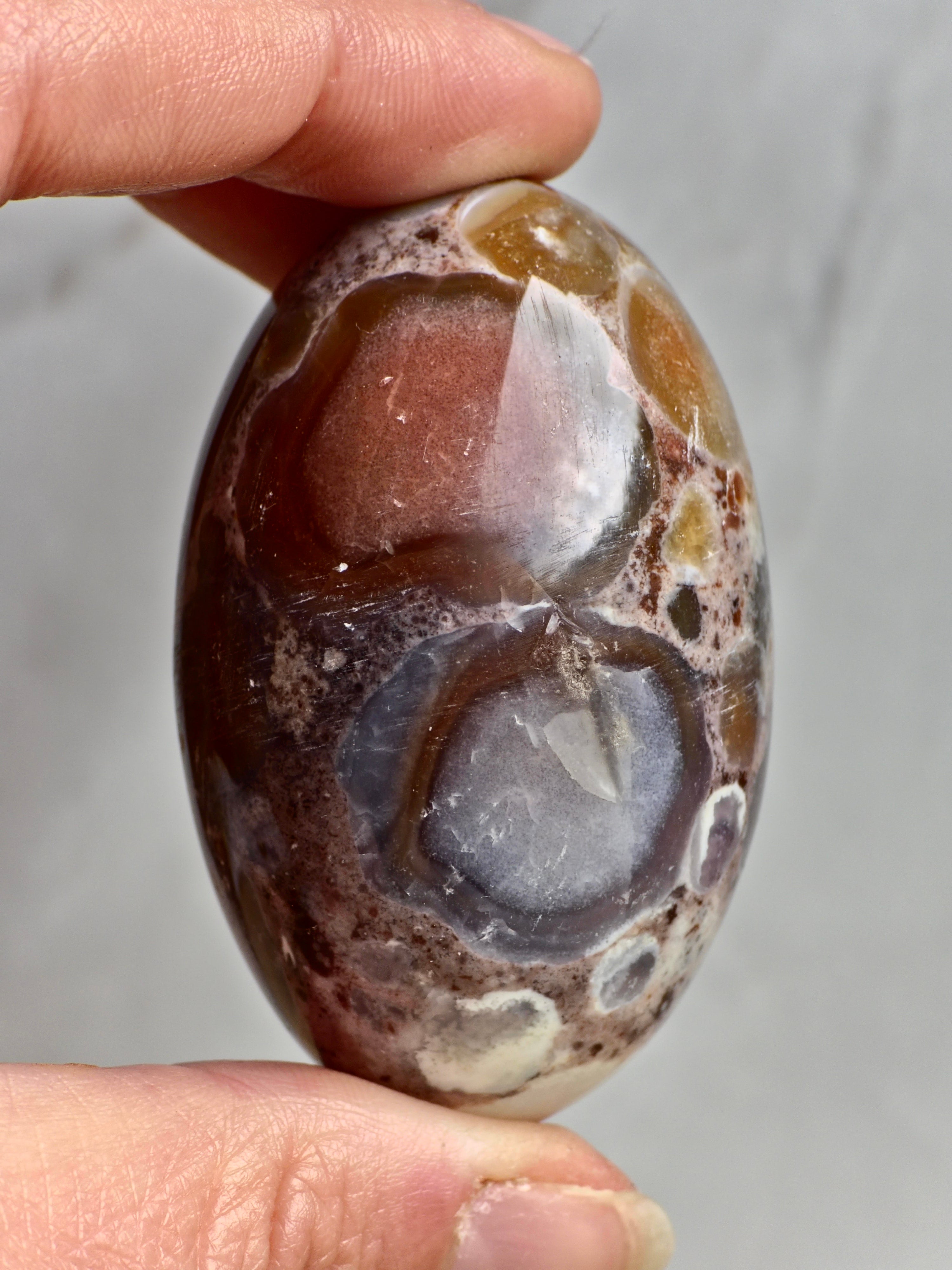 King Cobra (Orbicular) Indian Jasper Shiva Lingham