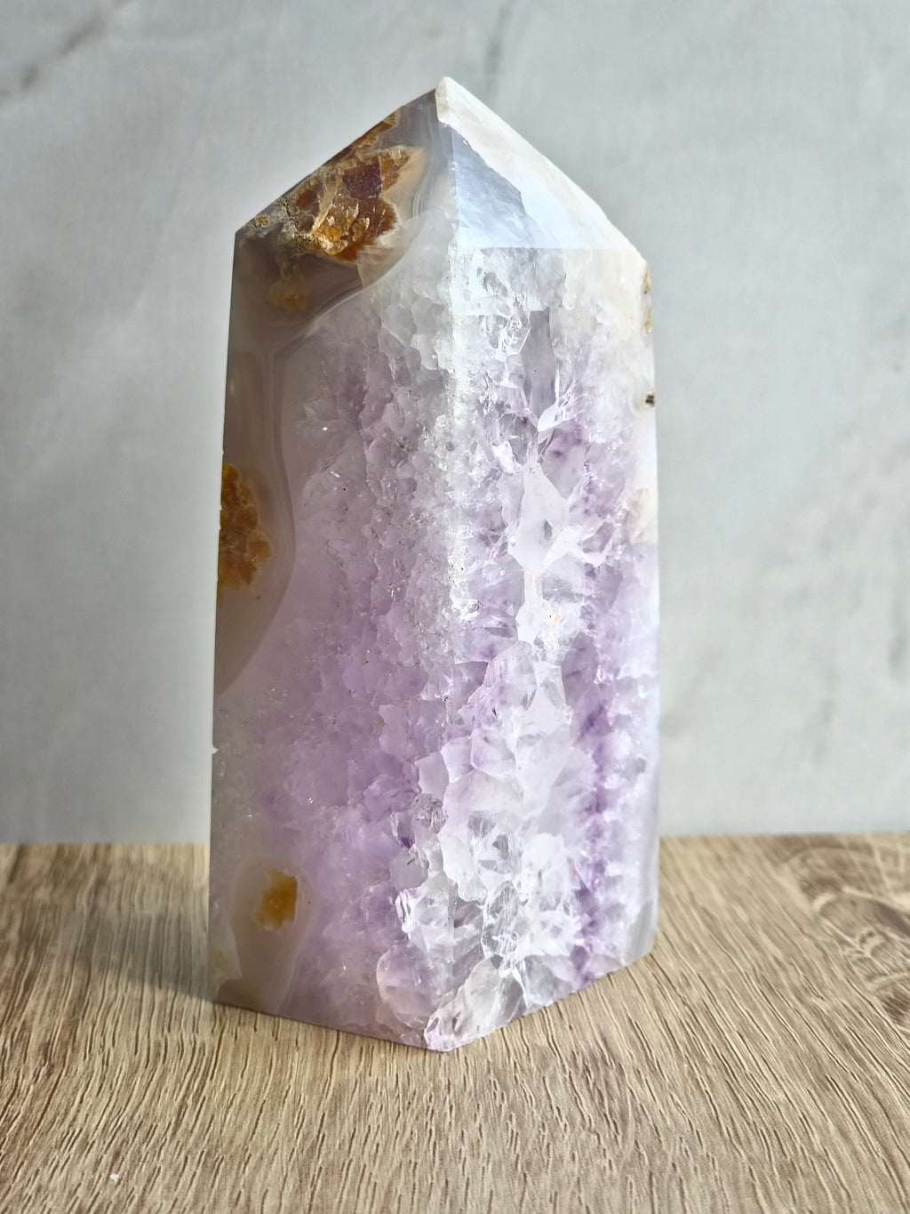 Amethyst and agate towet