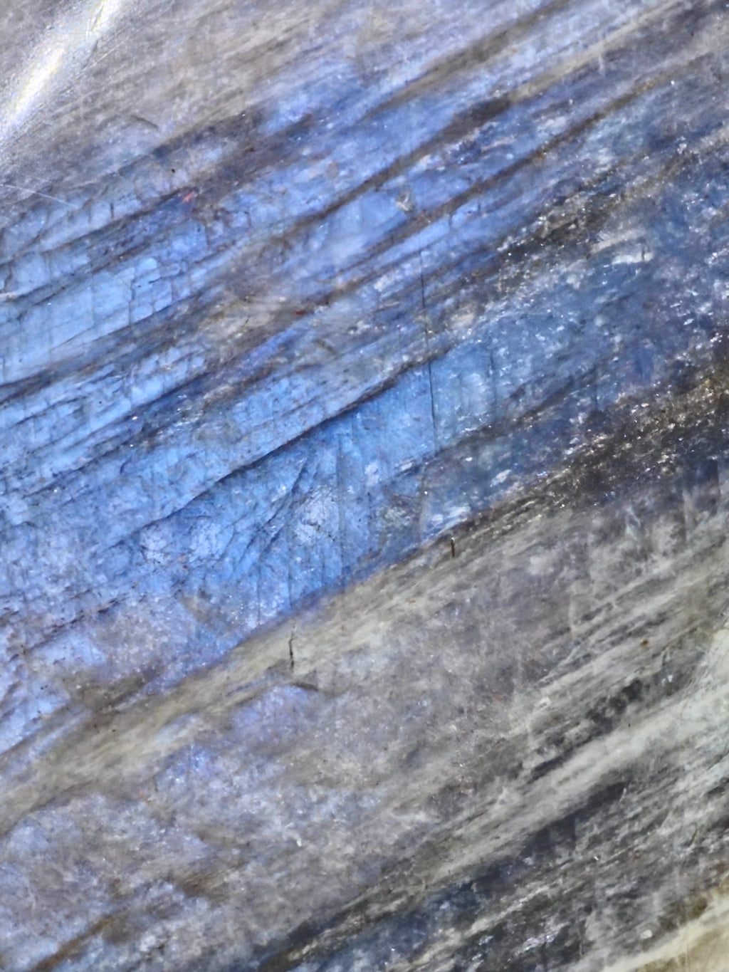 Moonstone Flame — Blue Adularescence Feldspar