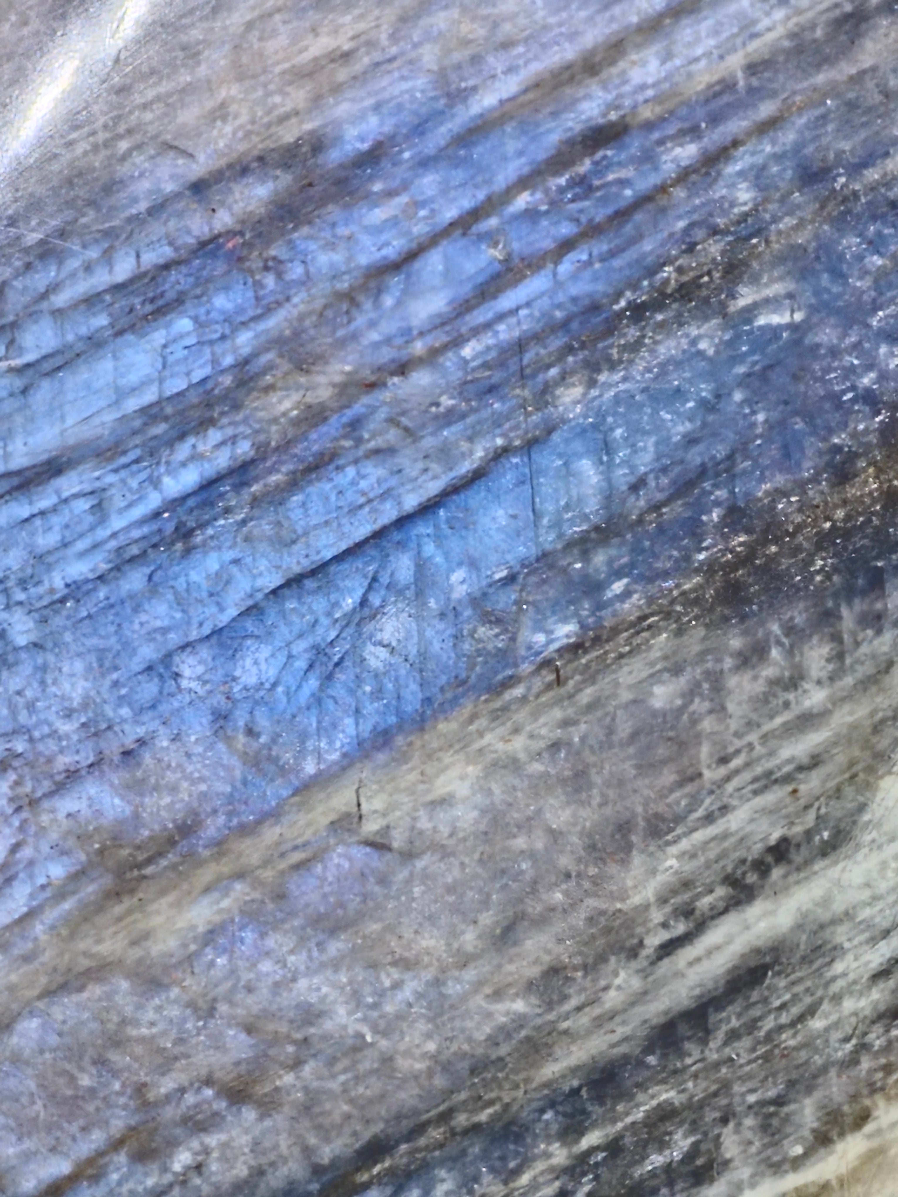 Moonstone Flame — Blue Adularescence Feldspar