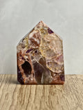 Brecciated Indian Amethyst Polished Tower