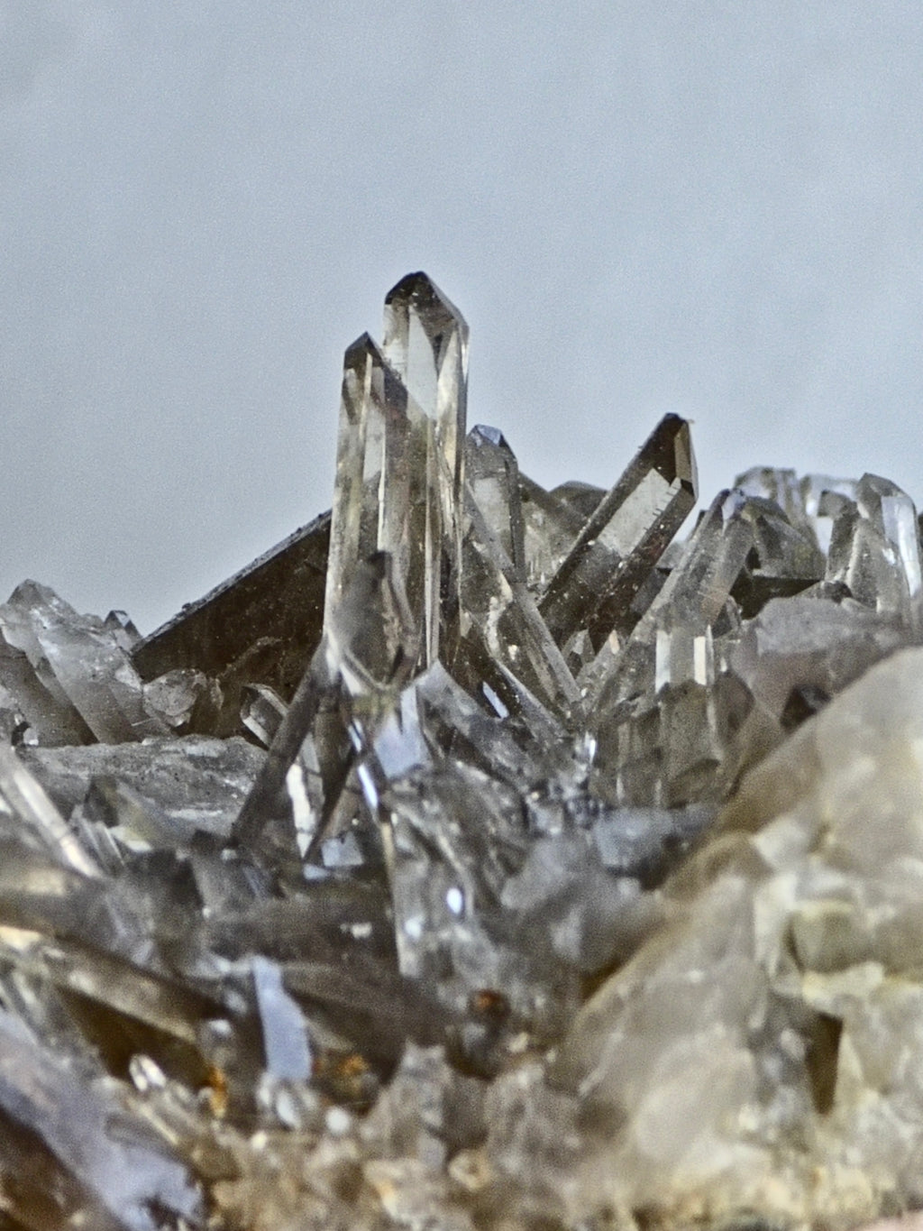 Natural citrine cluster