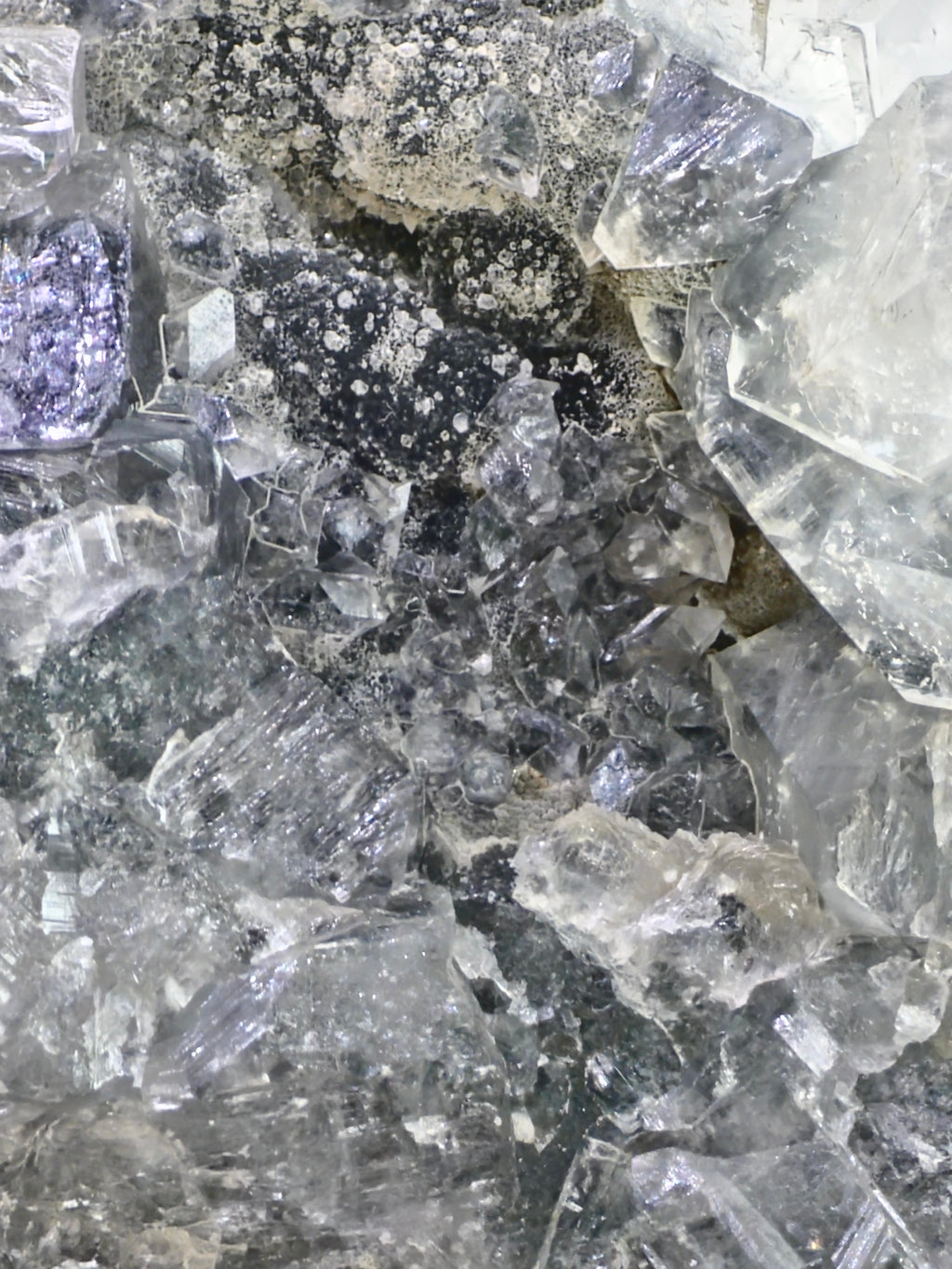 Diamond Apophyllite Cluster on Chalcedony — High Lustre Terminations with Botryoidal Matrix