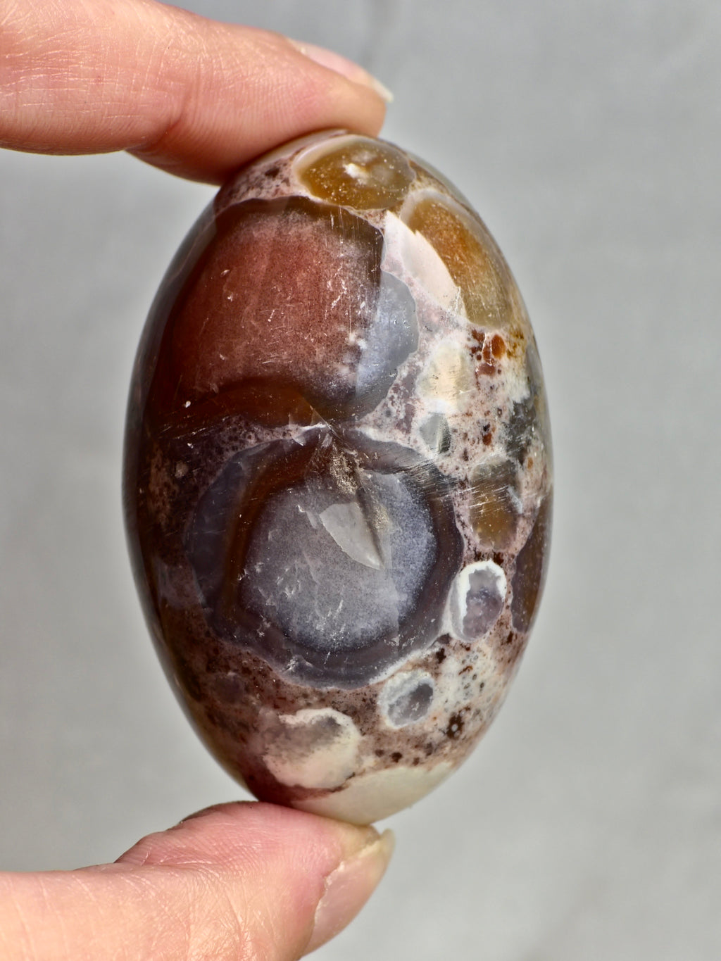 King Cobra (Orbicular) Indian Jasper Shiva Lingham