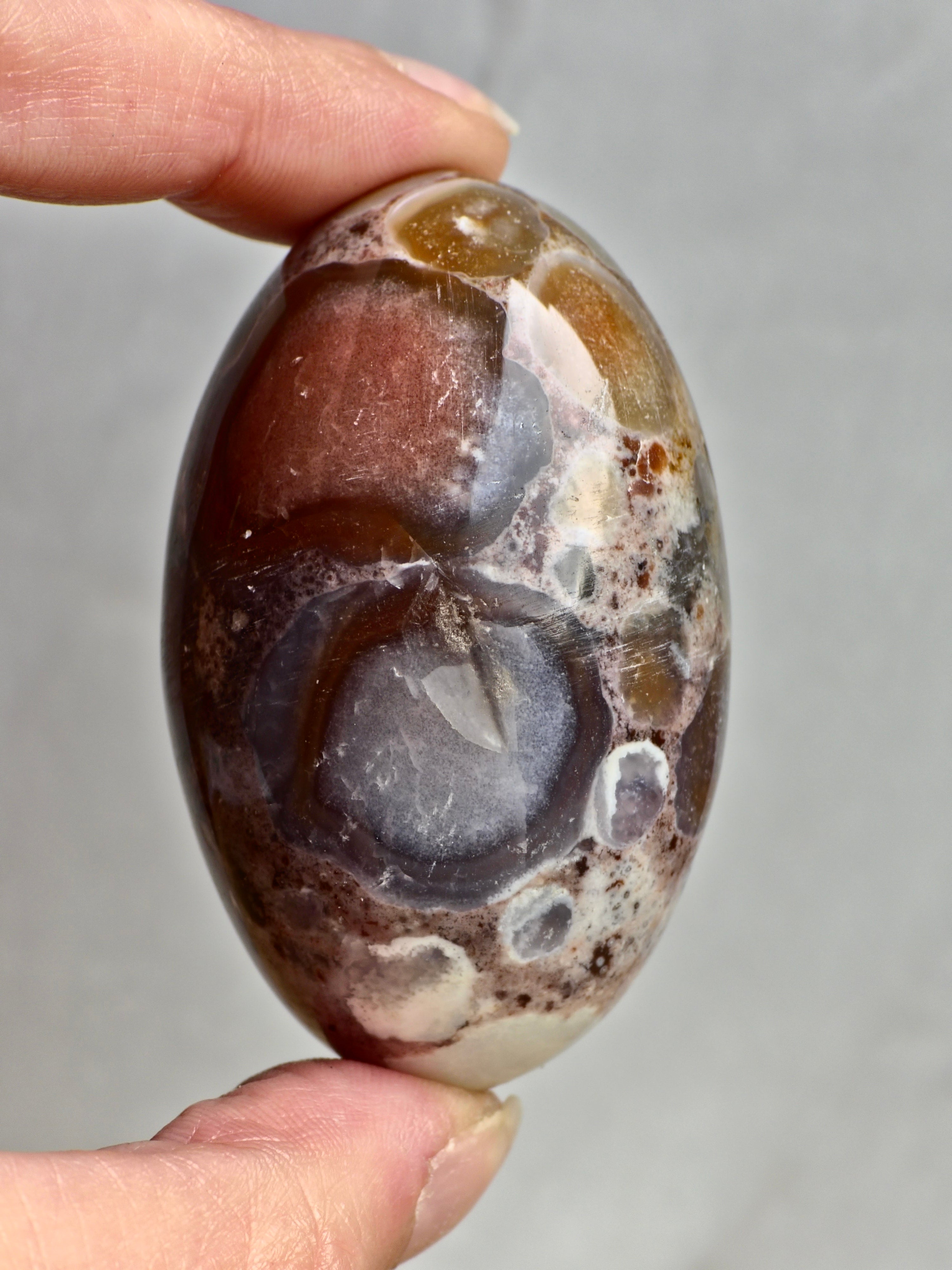King Cobra (Orbicular) Indian Jasper Shiva Lingham