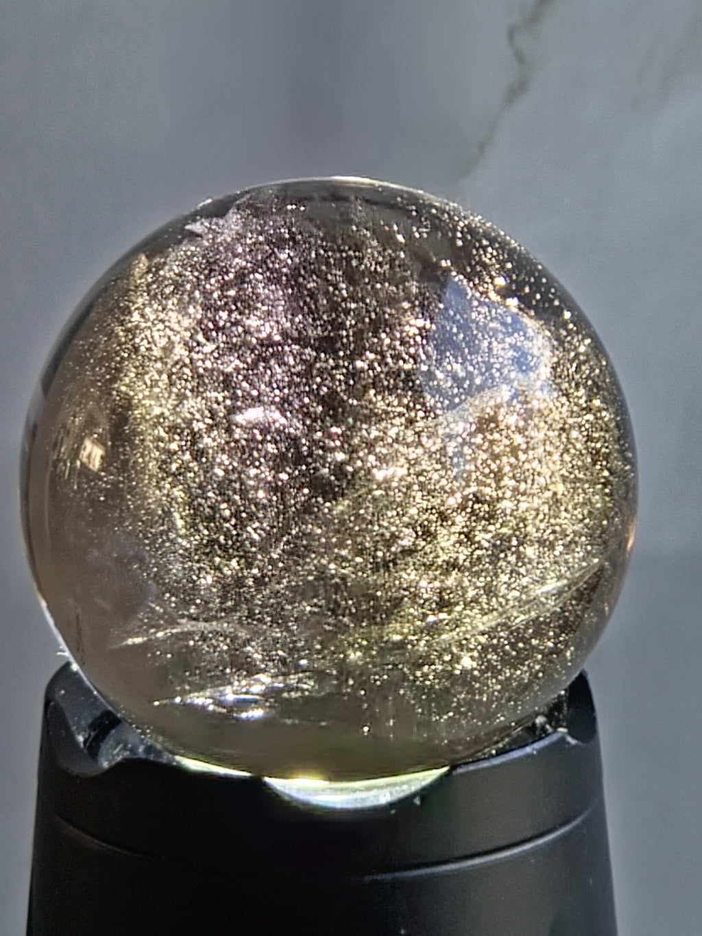 Smokey quartz sphere - g