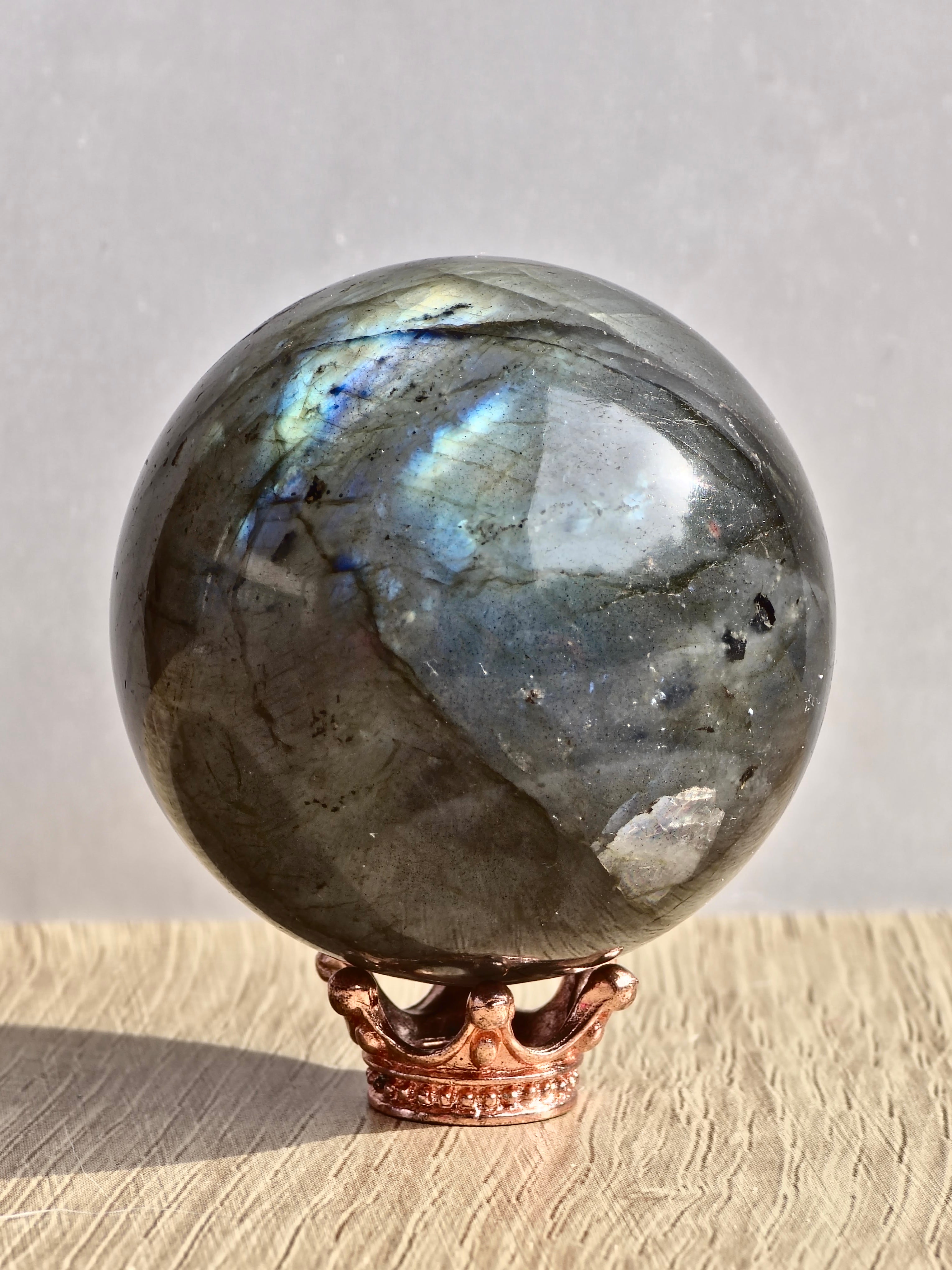 Labradorite sphere