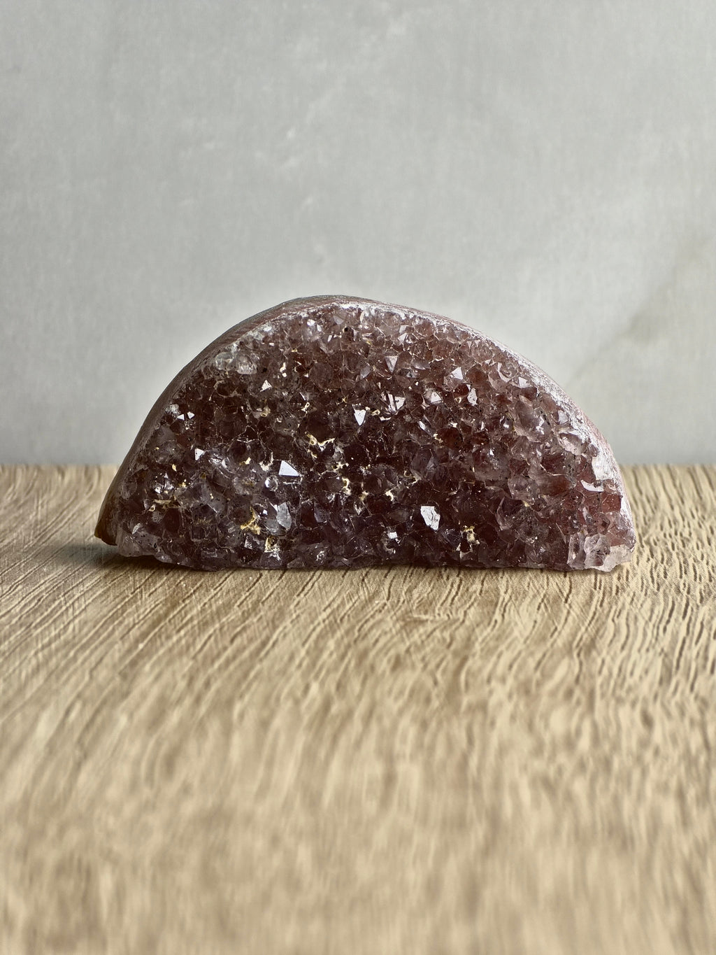 Amethyst half moon
