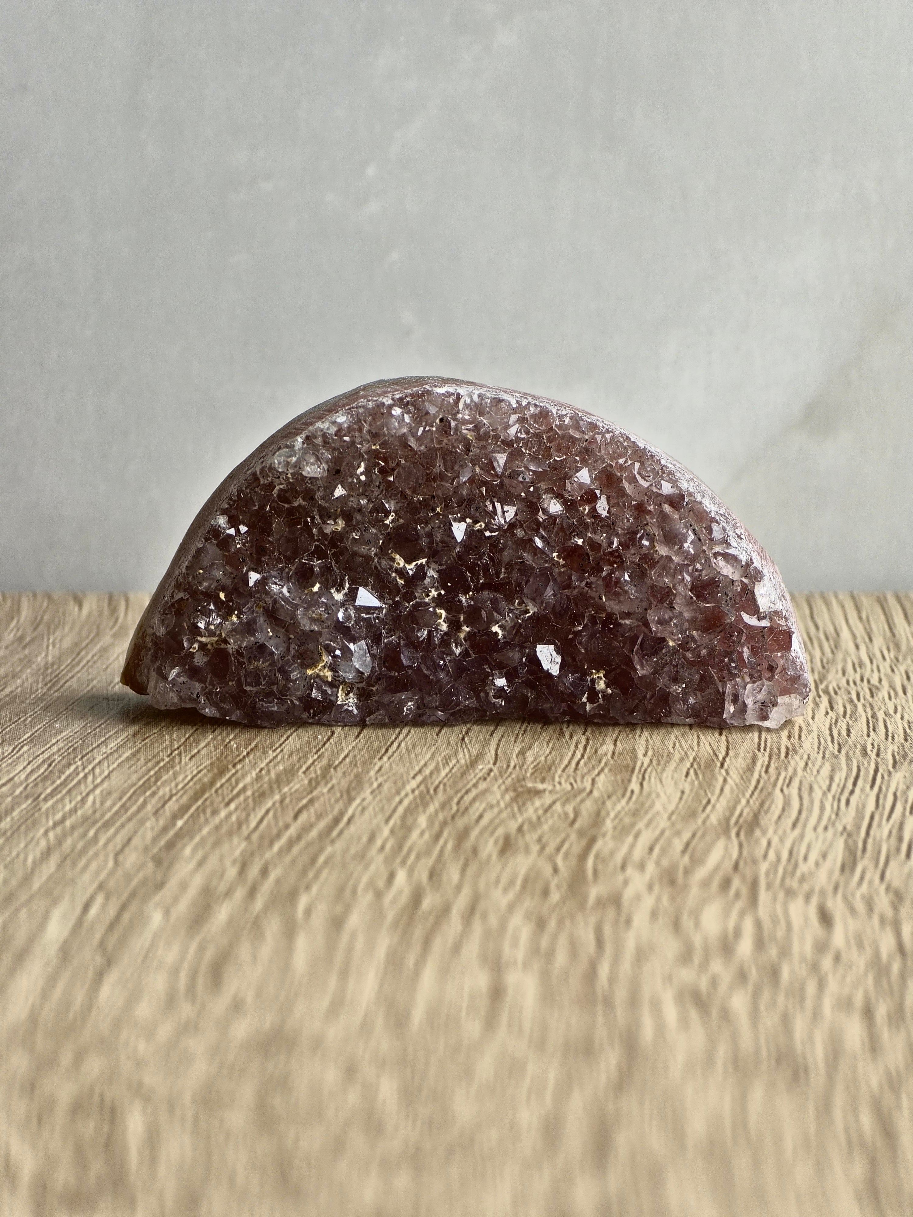 Amethyst half moon