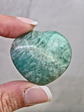 Amazonite Heart — Microcline Feldspar