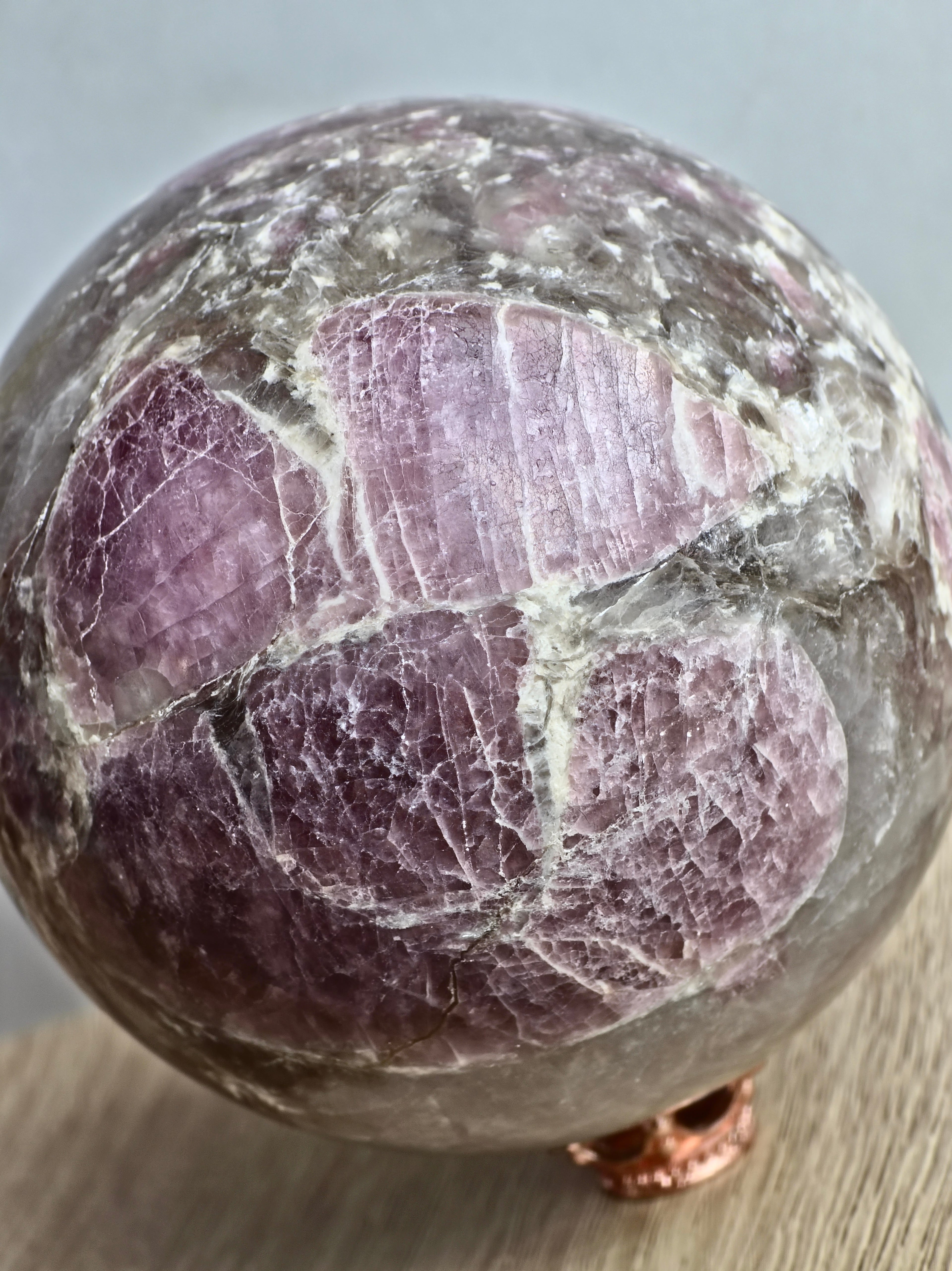 Pink Tourmaline sphere