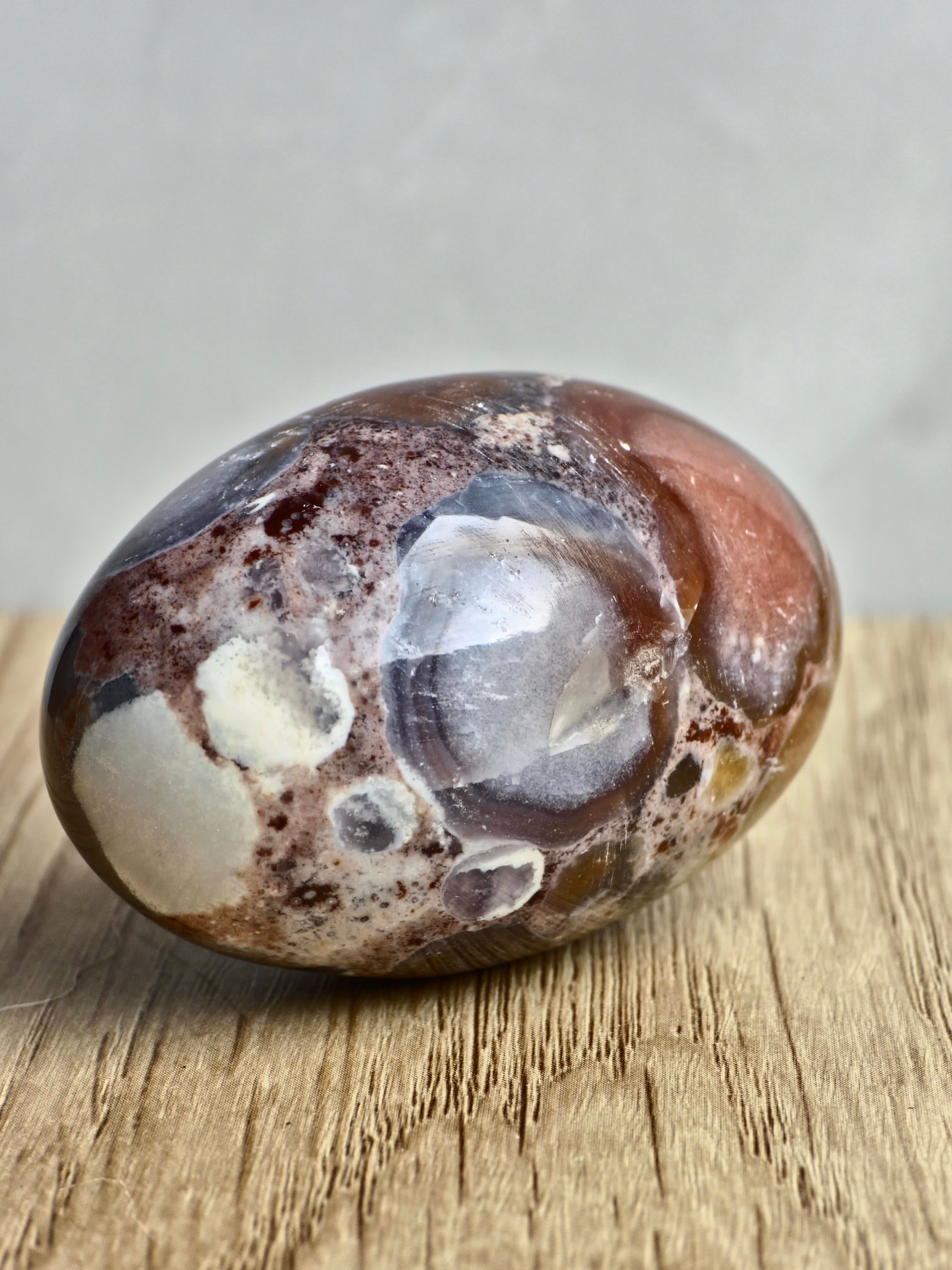 King Cobra (Orbicular) Indian Jasper Shiva Lingham