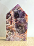 Brecciated Indian Amethyst Polished Tower
