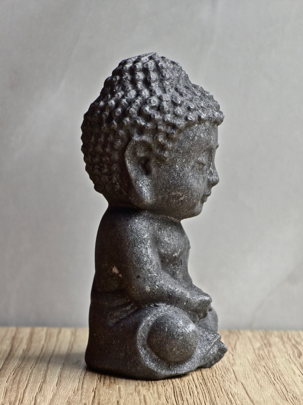 Shungite Buddha Carving