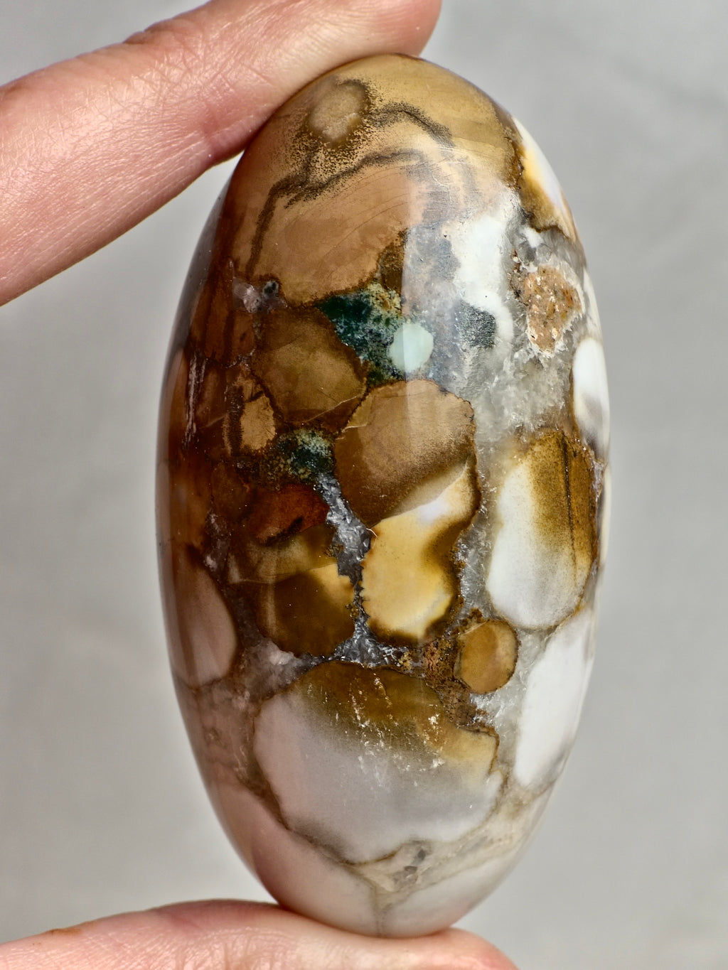 King Cobra (Orbicular) Indian Jasper Shiva Lingham