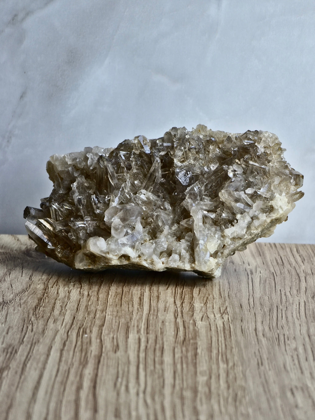 Natural citrine cluster