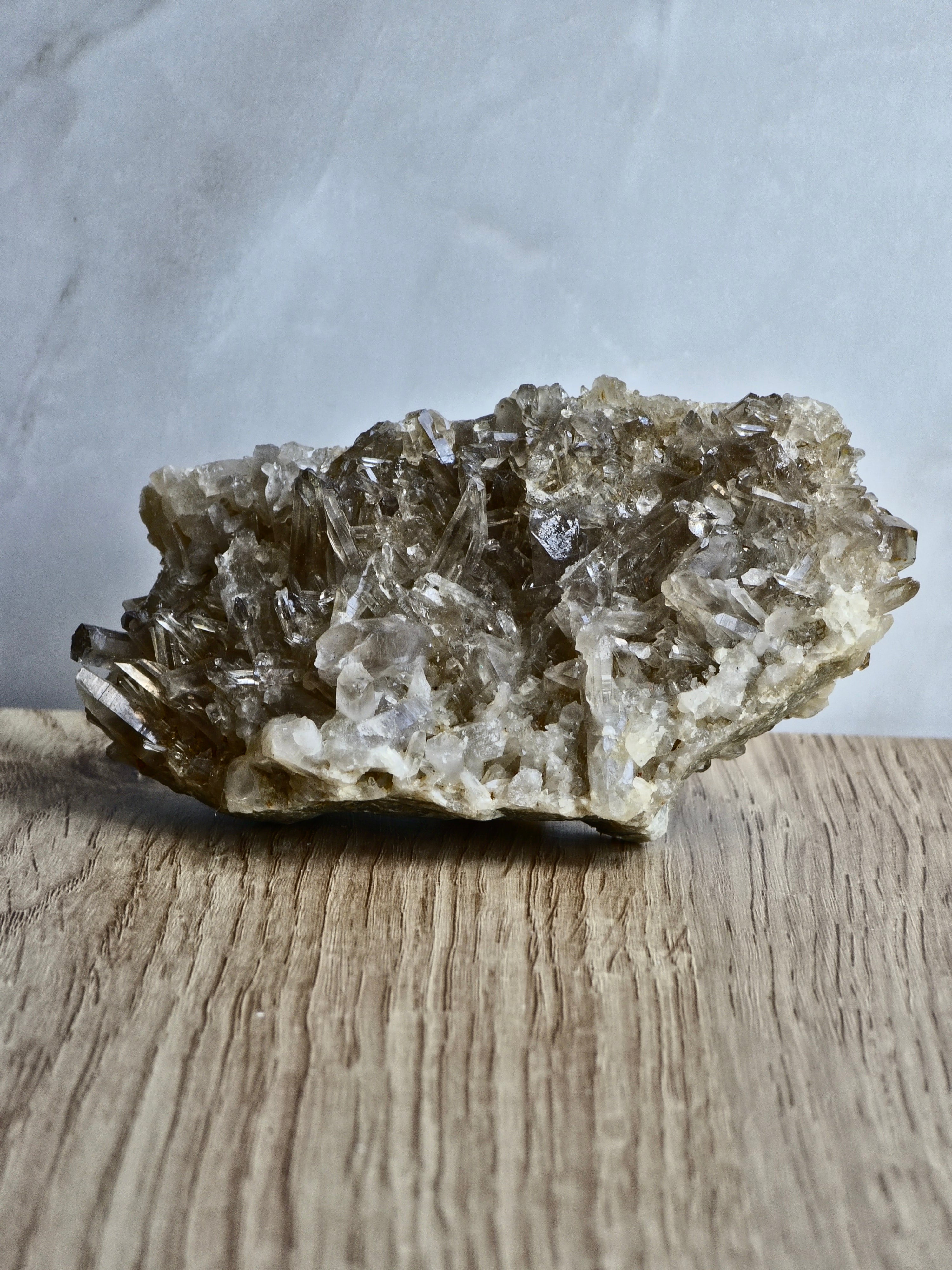 Natural citrine cluster