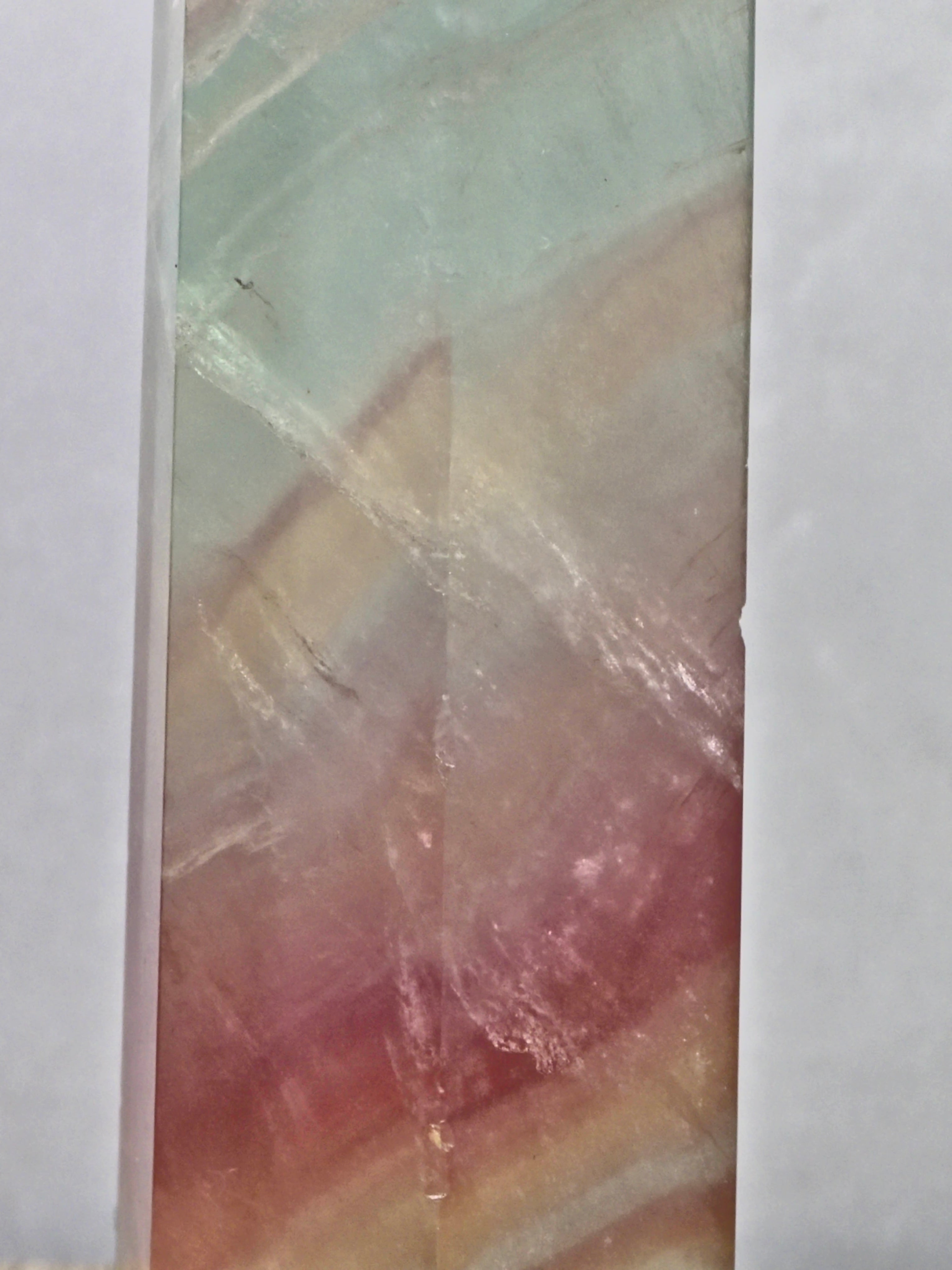 Banded Fluorite Tower — Multicolour Zoning
