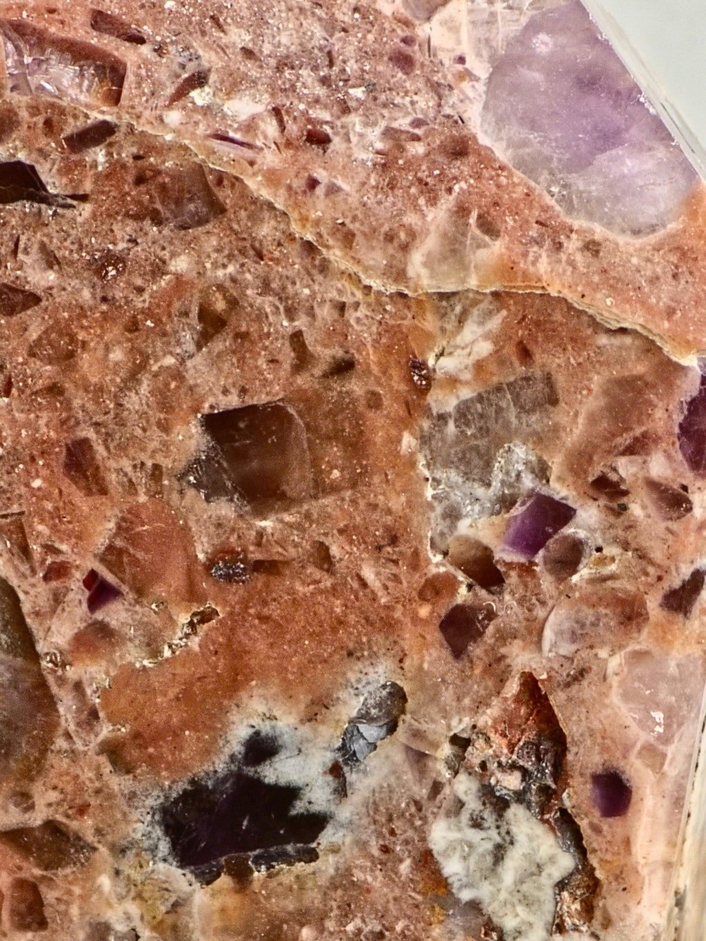Brecciated Indian Amethyst Polished Tower