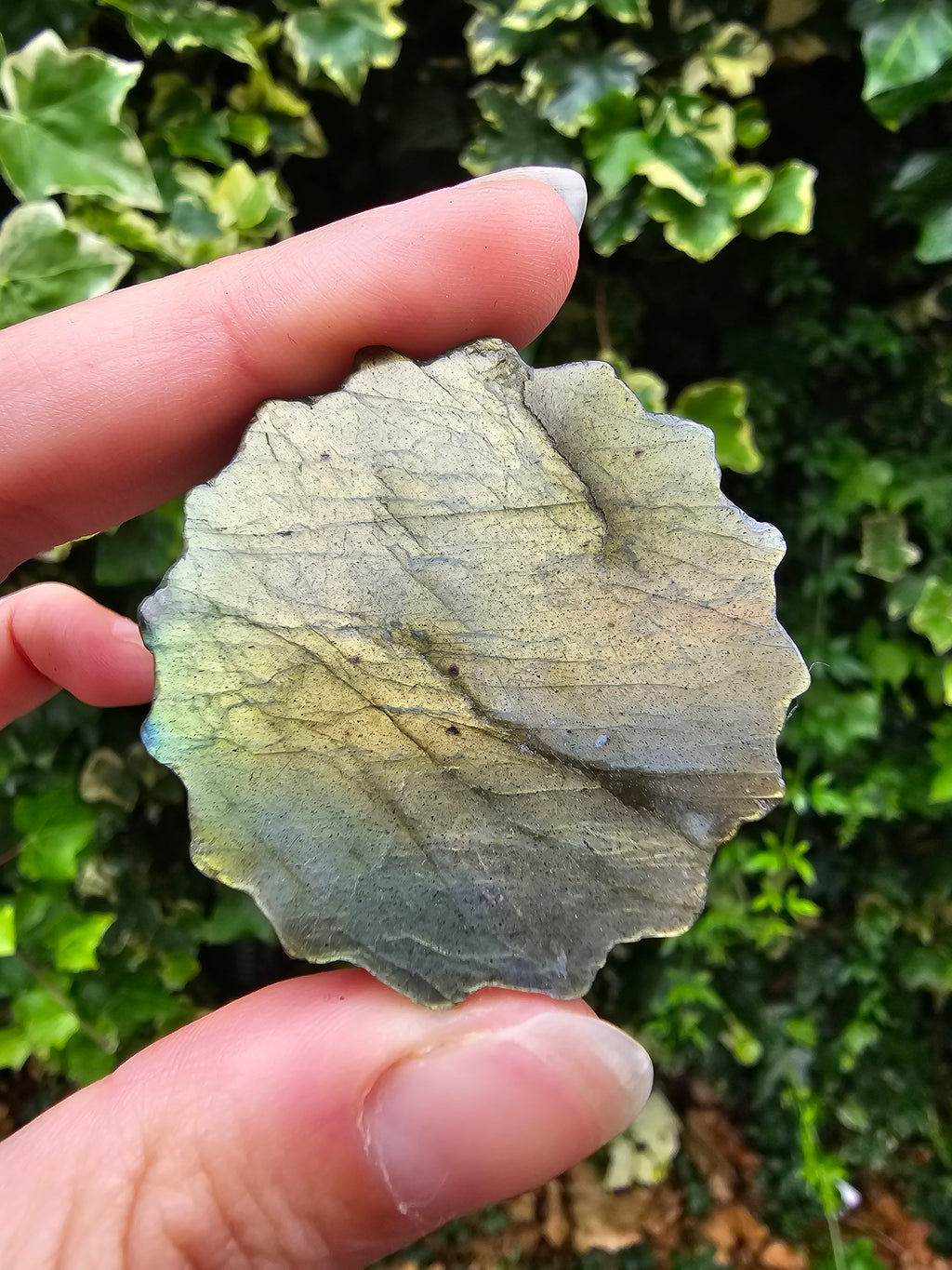 Labradorite eight treasure compass