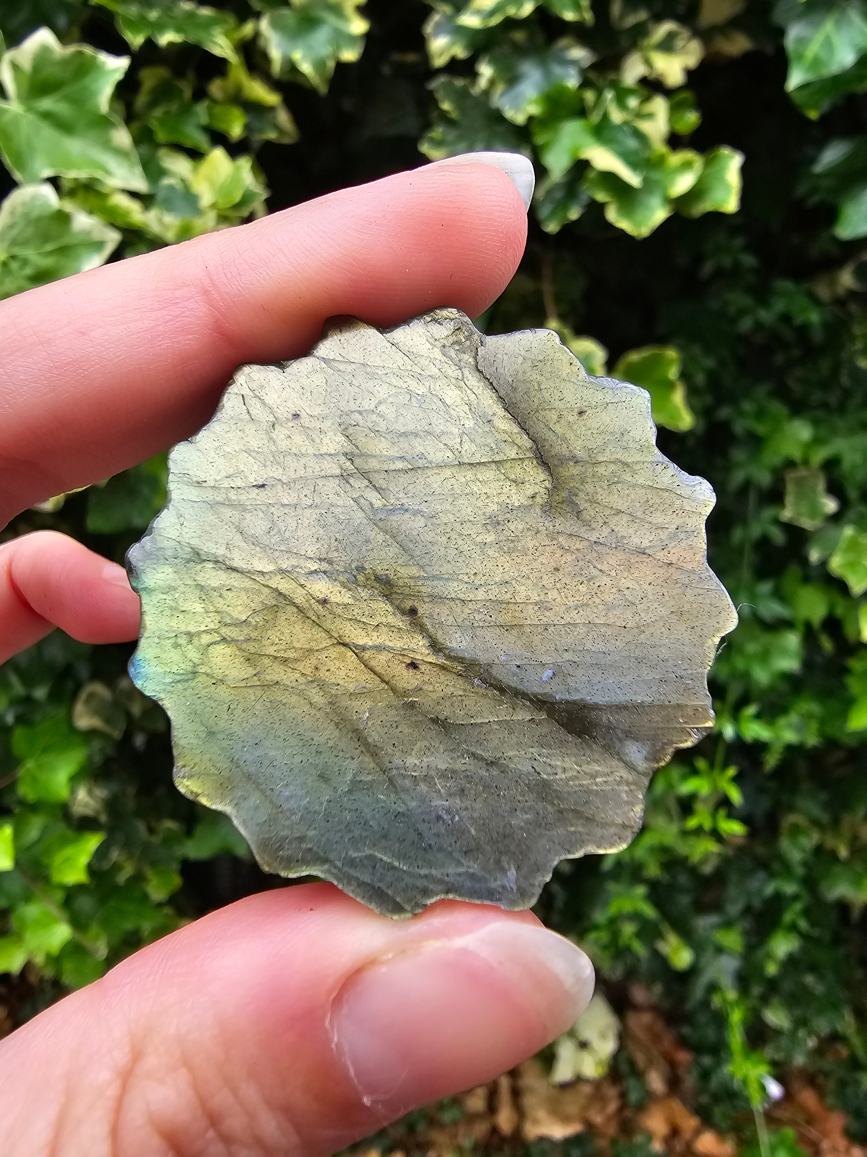 Labradorite eight treasure compass