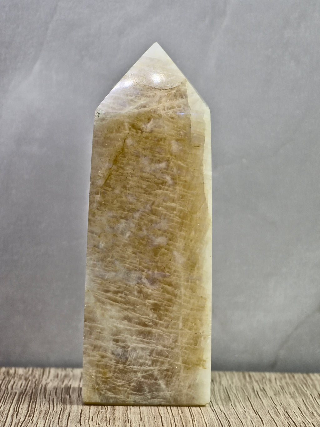 Moonstone Tower — Feldspar with Blue Adularescence