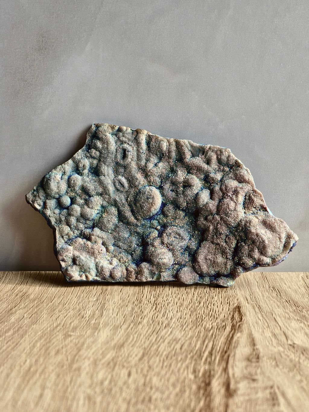 Aura coated Chalcedony