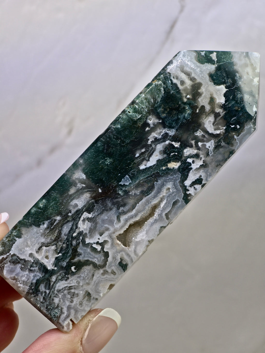 Moss Agate tower