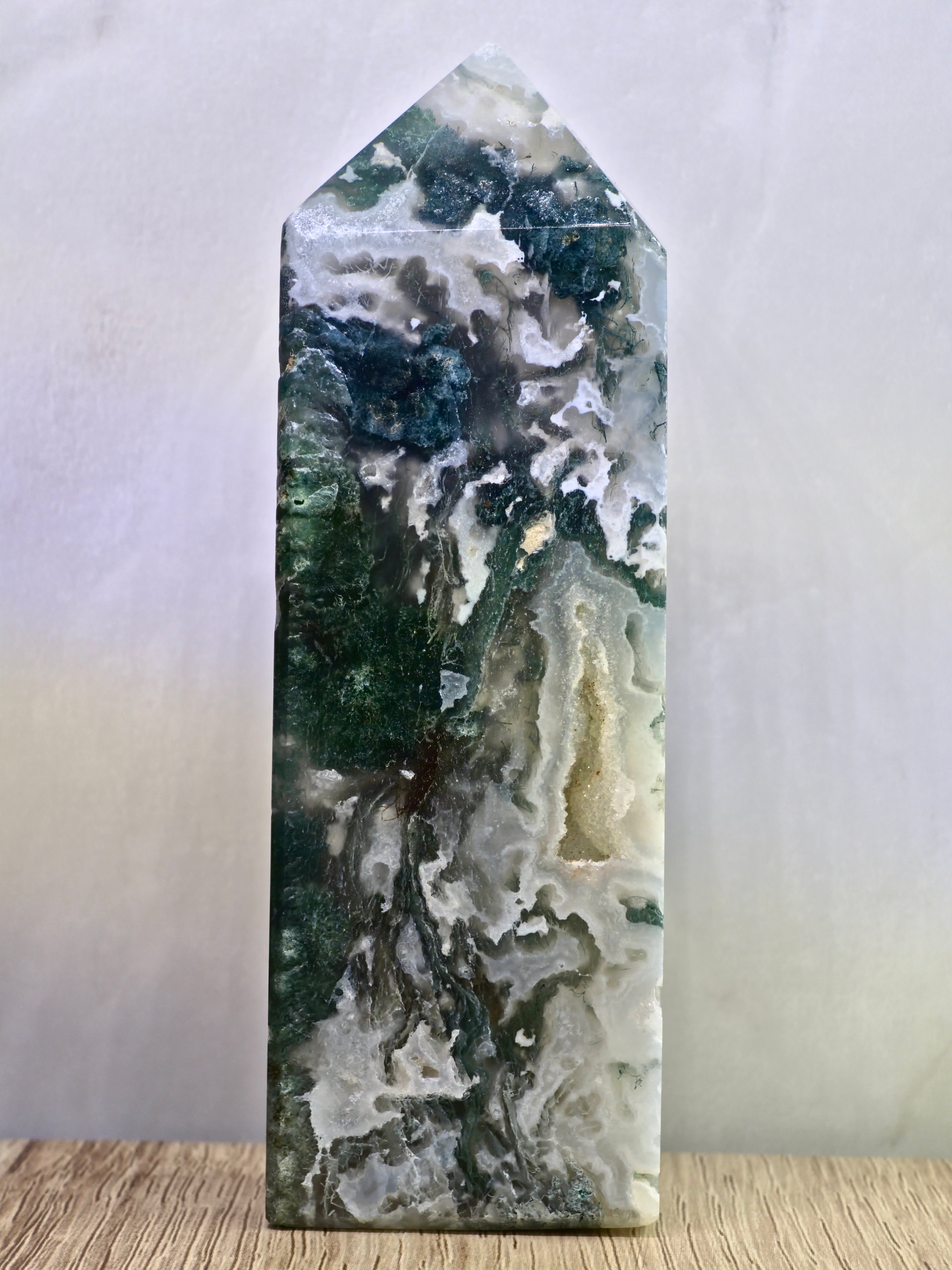 Moss Agate tower