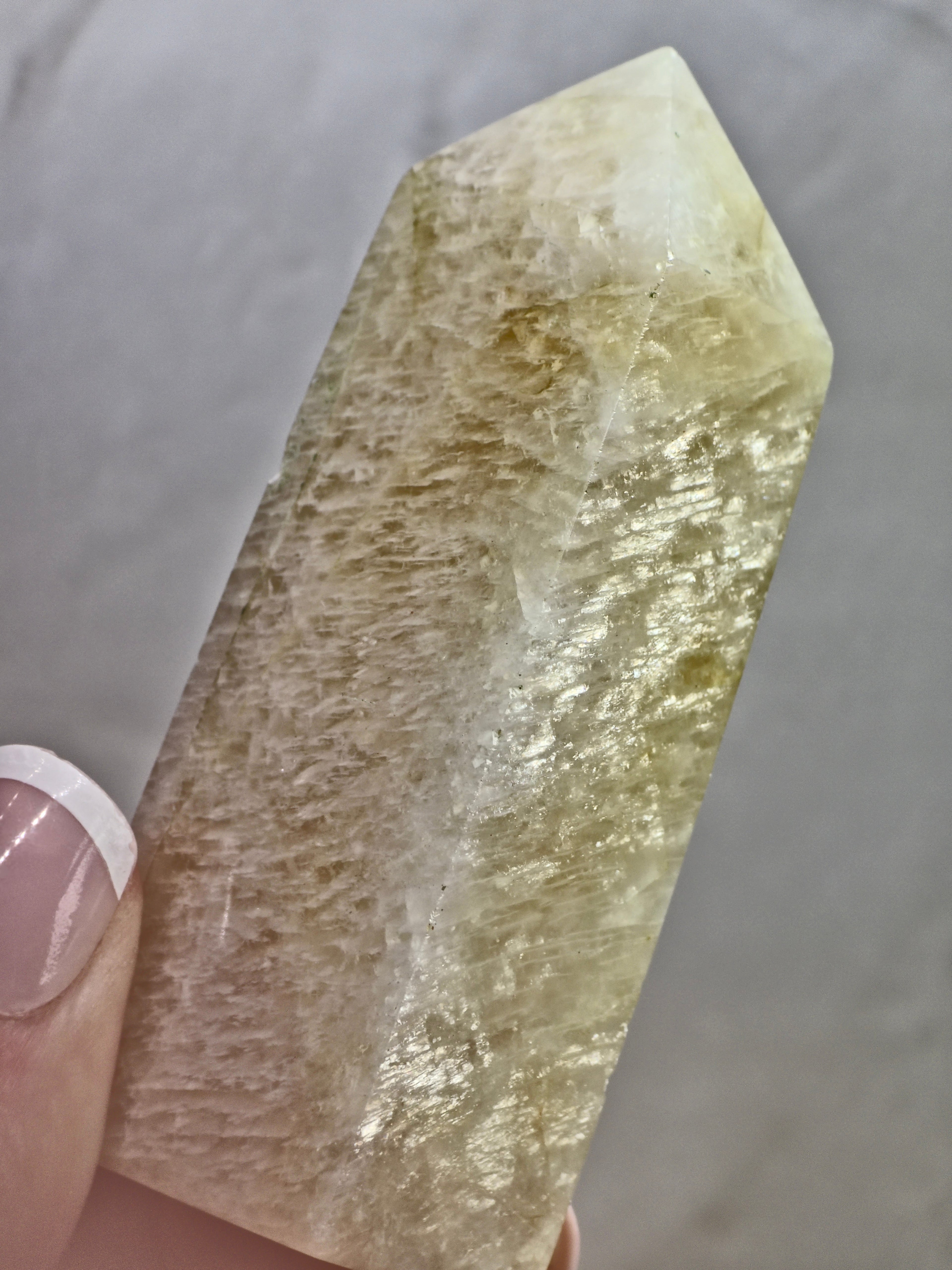 Moonstone Tower — Feldspar with Blue Adularescence