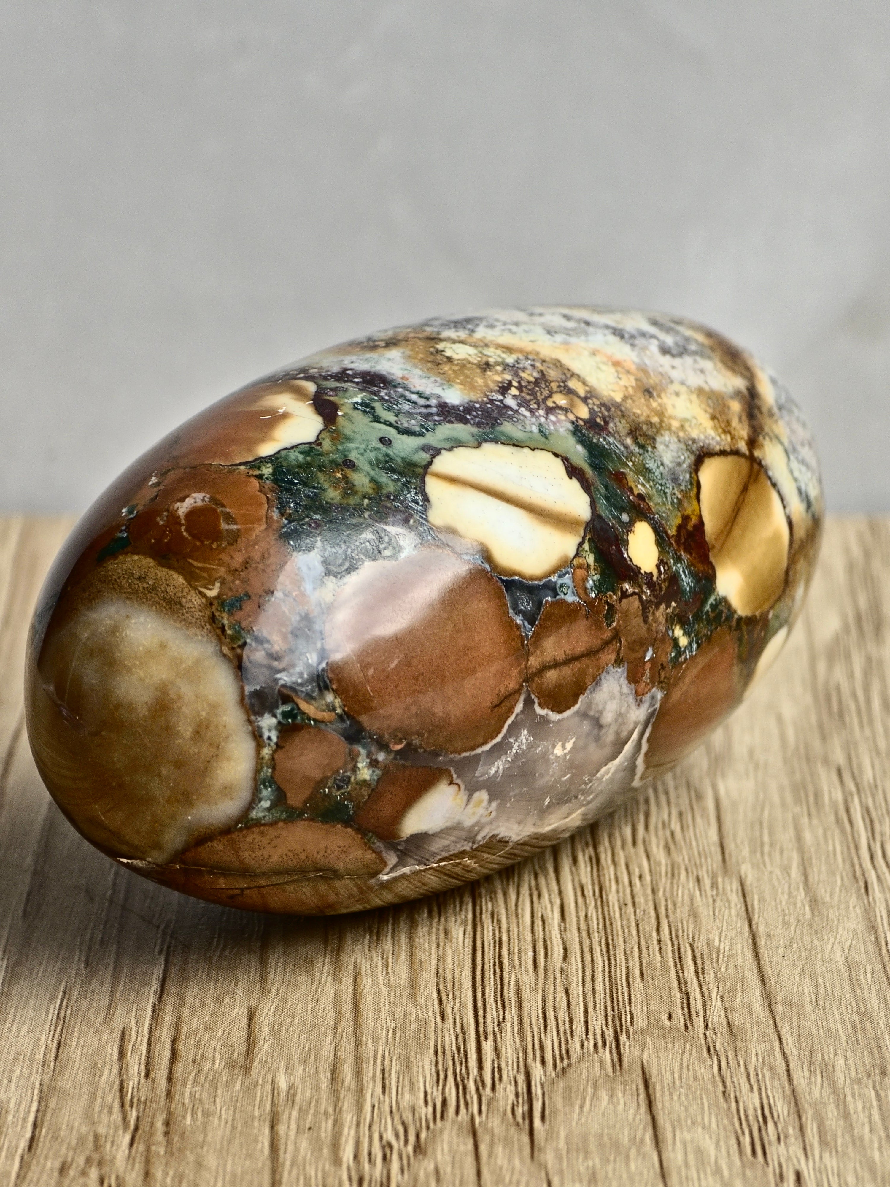 King Cobra (Orbicular) Indian Jasper Shiva Lingham