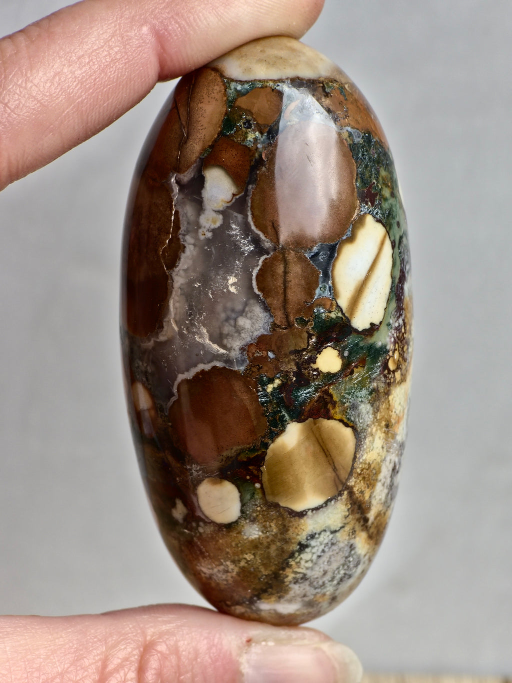 King Cobra (Orbicular) Indian Jasper Shiva Lingham
