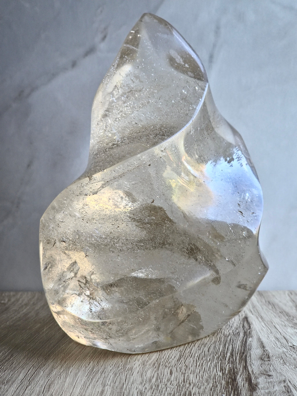 Smoky quartz flame
