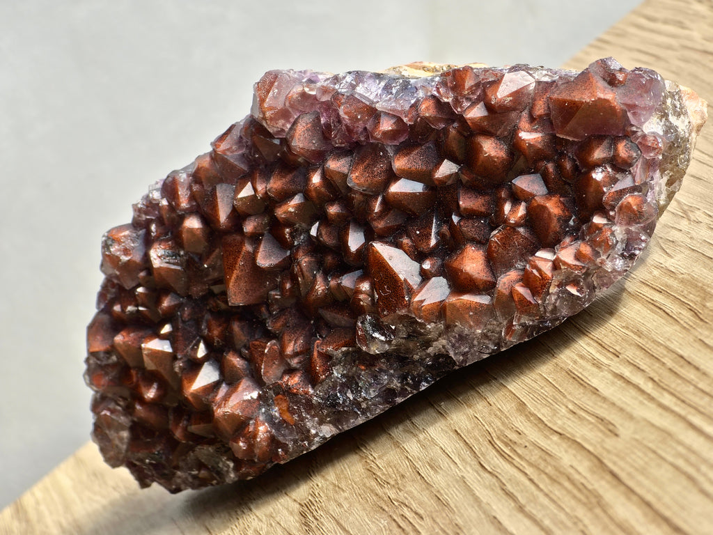 Red cap Amethyst cluster